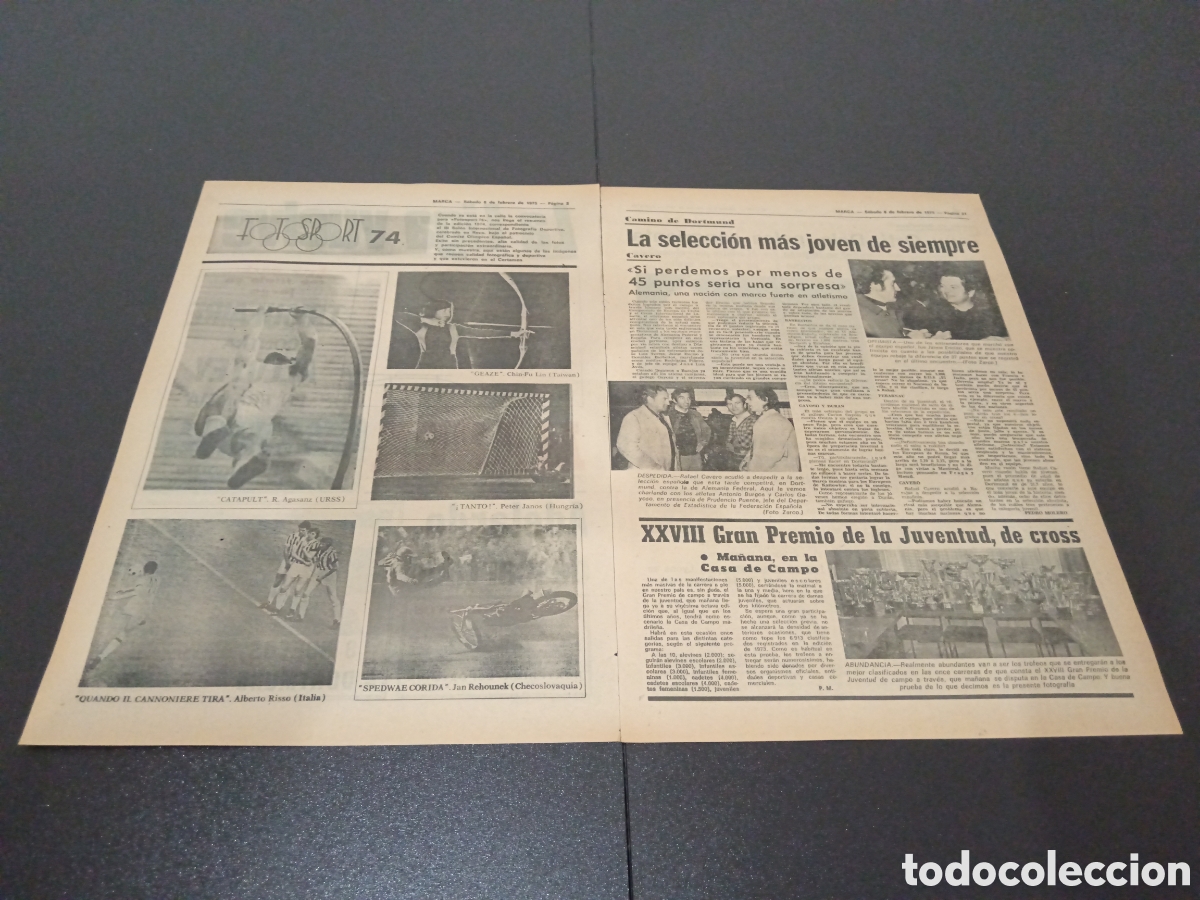 Coleccionismo deportivo: MARCA 08/02/1975 - Foto 2