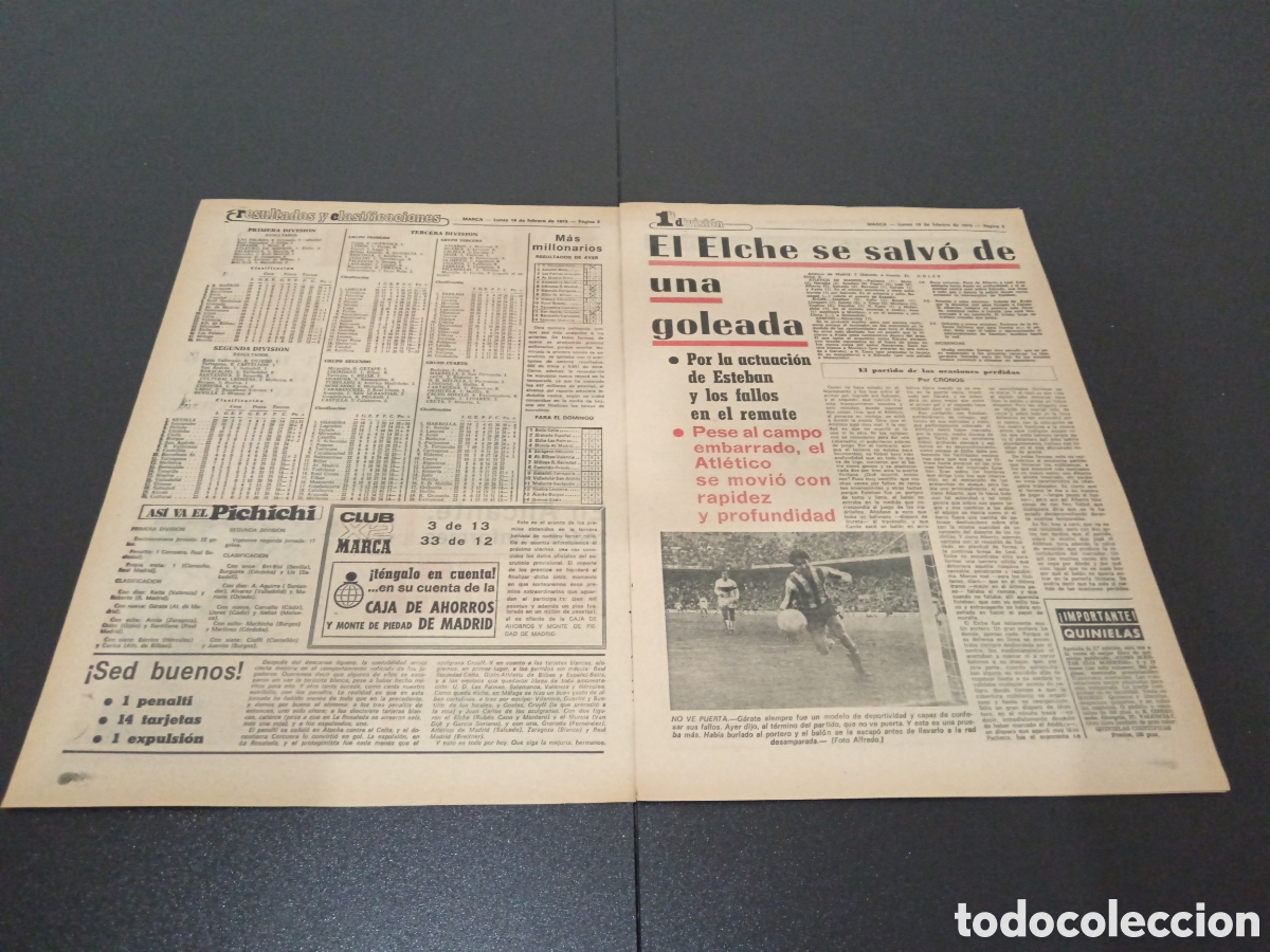 Coleccionismo deportivo: MARCA 10/02/1975 - Foto 2