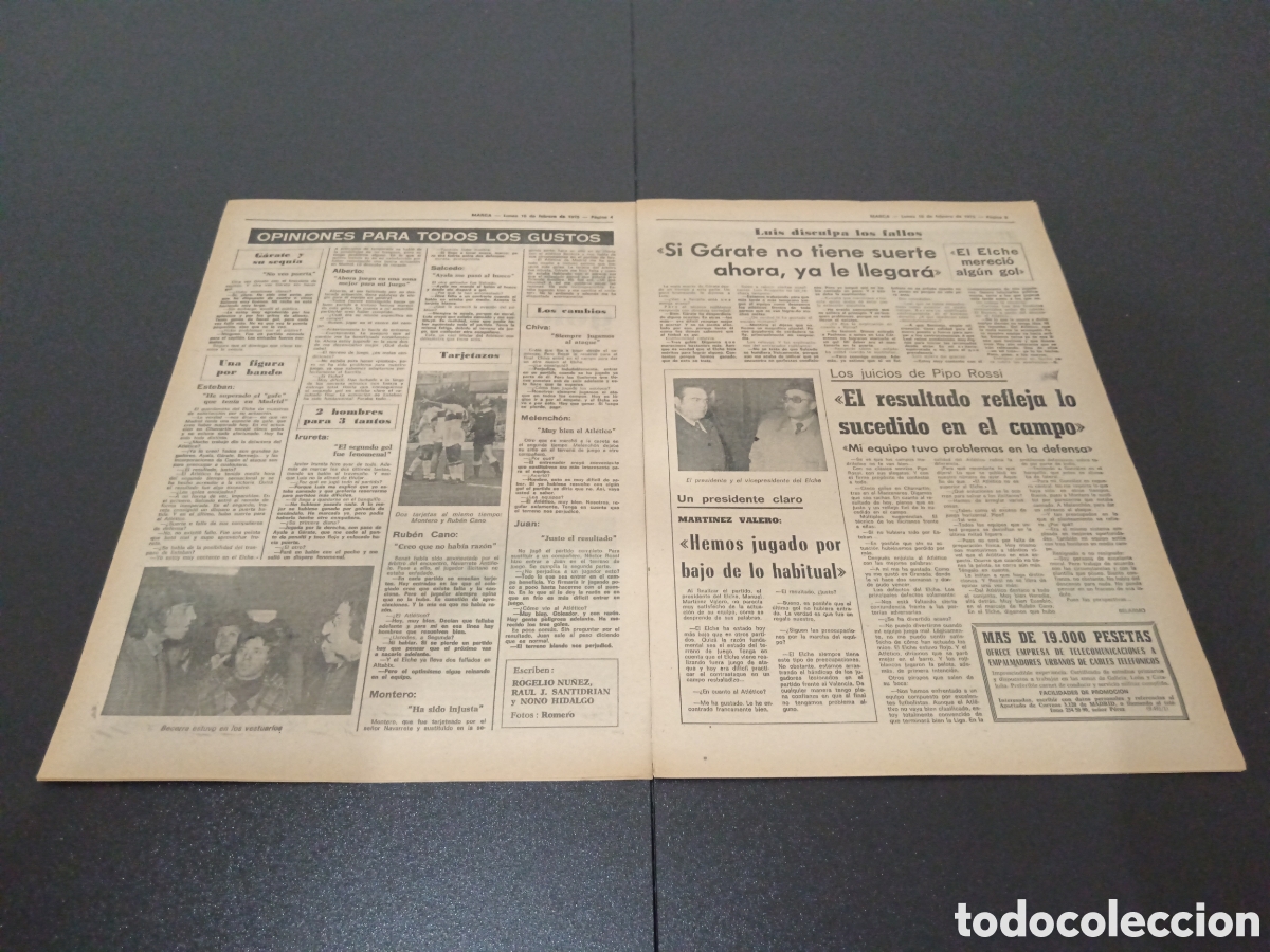 Coleccionismo deportivo: MARCA 10/02/1975 - Foto 3