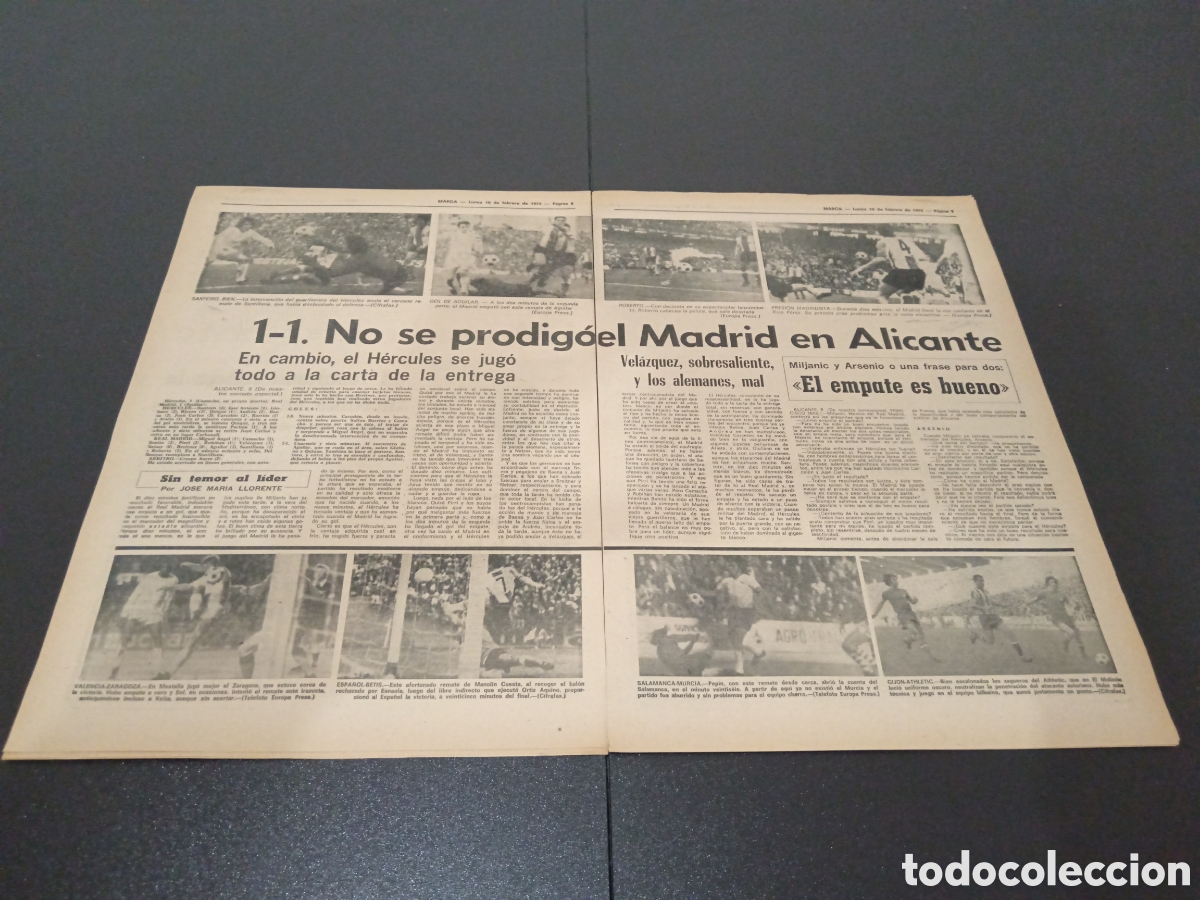 Coleccionismo deportivo: MARCA 10/02/1975 - Foto 4