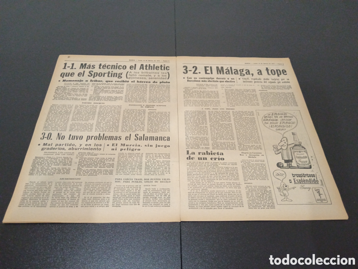 Coleccionismo deportivo: MARCA 10/02/1975 - Foto 5