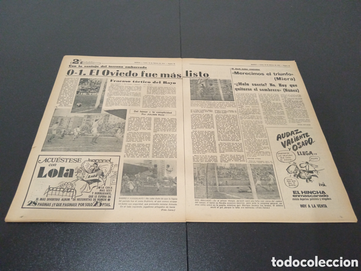 Coleccionismo deportivo: MARCA 10/02/1975 - Foto 8