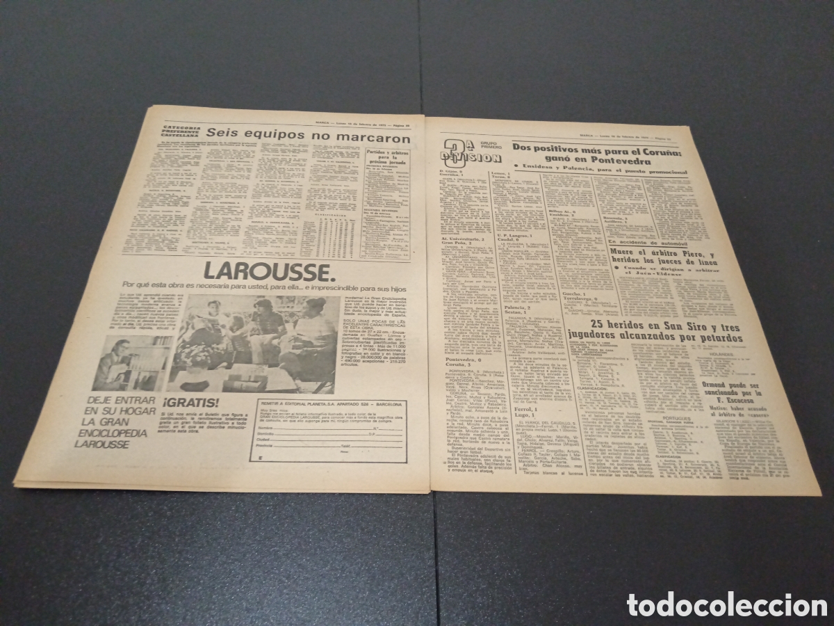 Coleccionismo deportivo: MARCA 10/02/1975 - Foto 12
