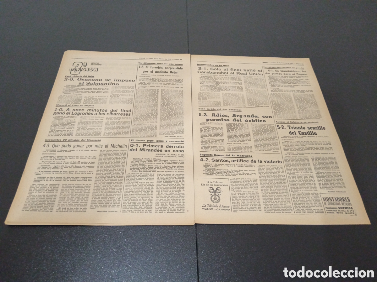 Coleccionismo deportivo: MARCA 10/02/1975 - Foto 13