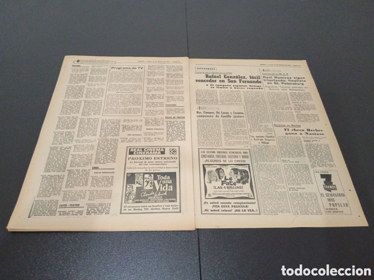 Coleccionismo deportivo: MARCA 10/02/1975 - Foto 18