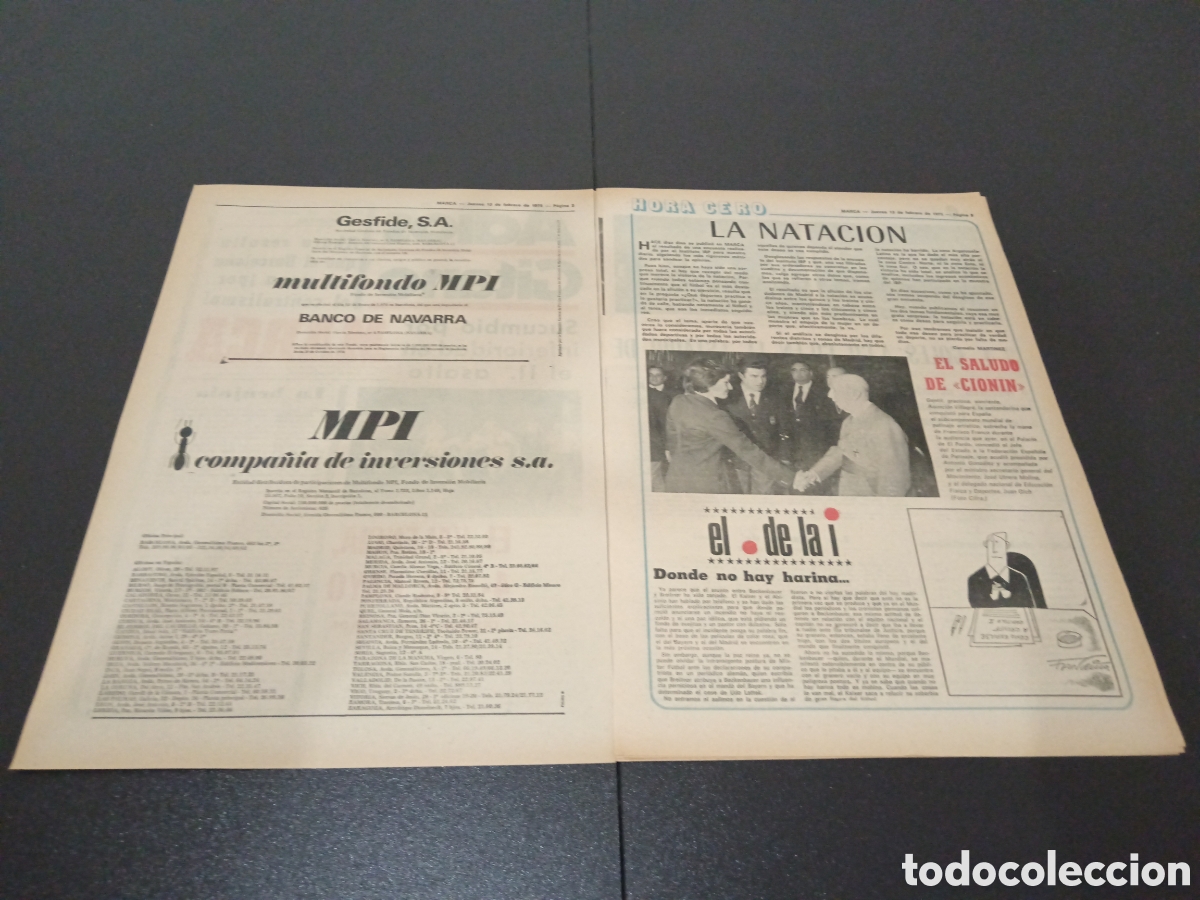 Coleccionismo deportivo: MARCA 13/02/1975 - Foto 2