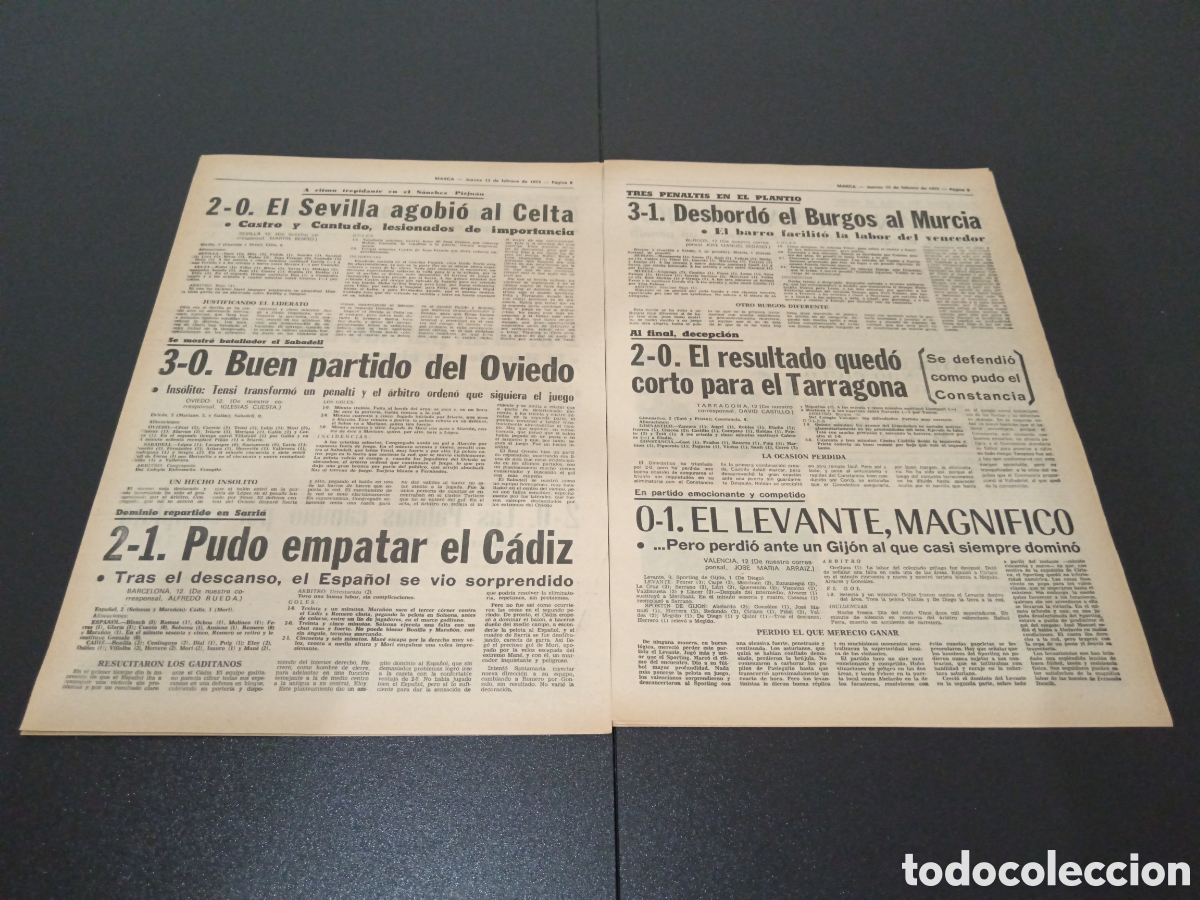 Coleccionismo deportivo: MARCA 13/02/1975 - Foto 5