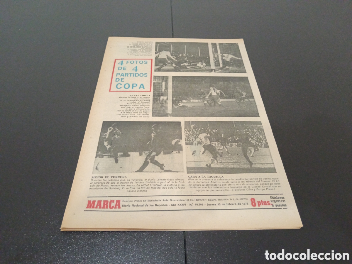 Coleccionismo deportivo: MARCA 13/02/1975 - Foto 10