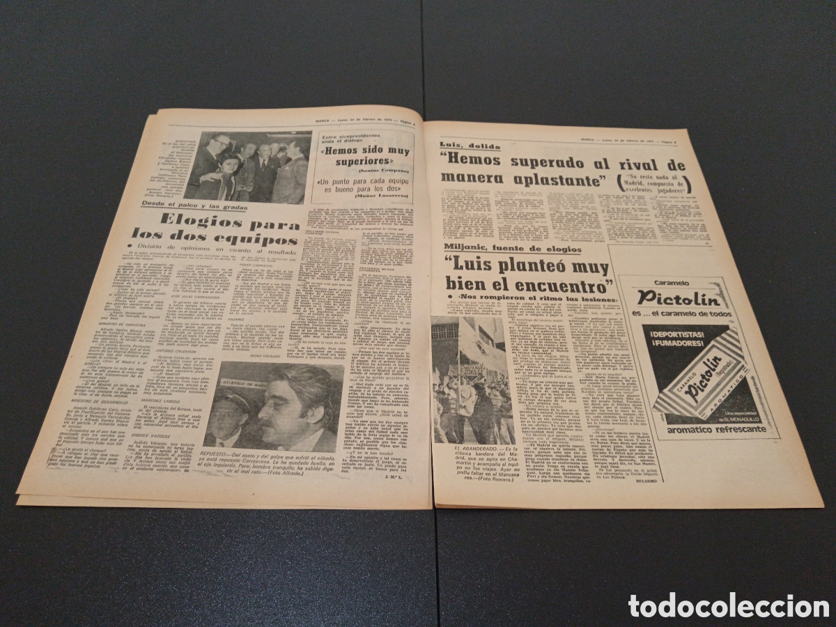 Coleccionismo deportivo: MARCA 24/02/1975 - Foto 3
