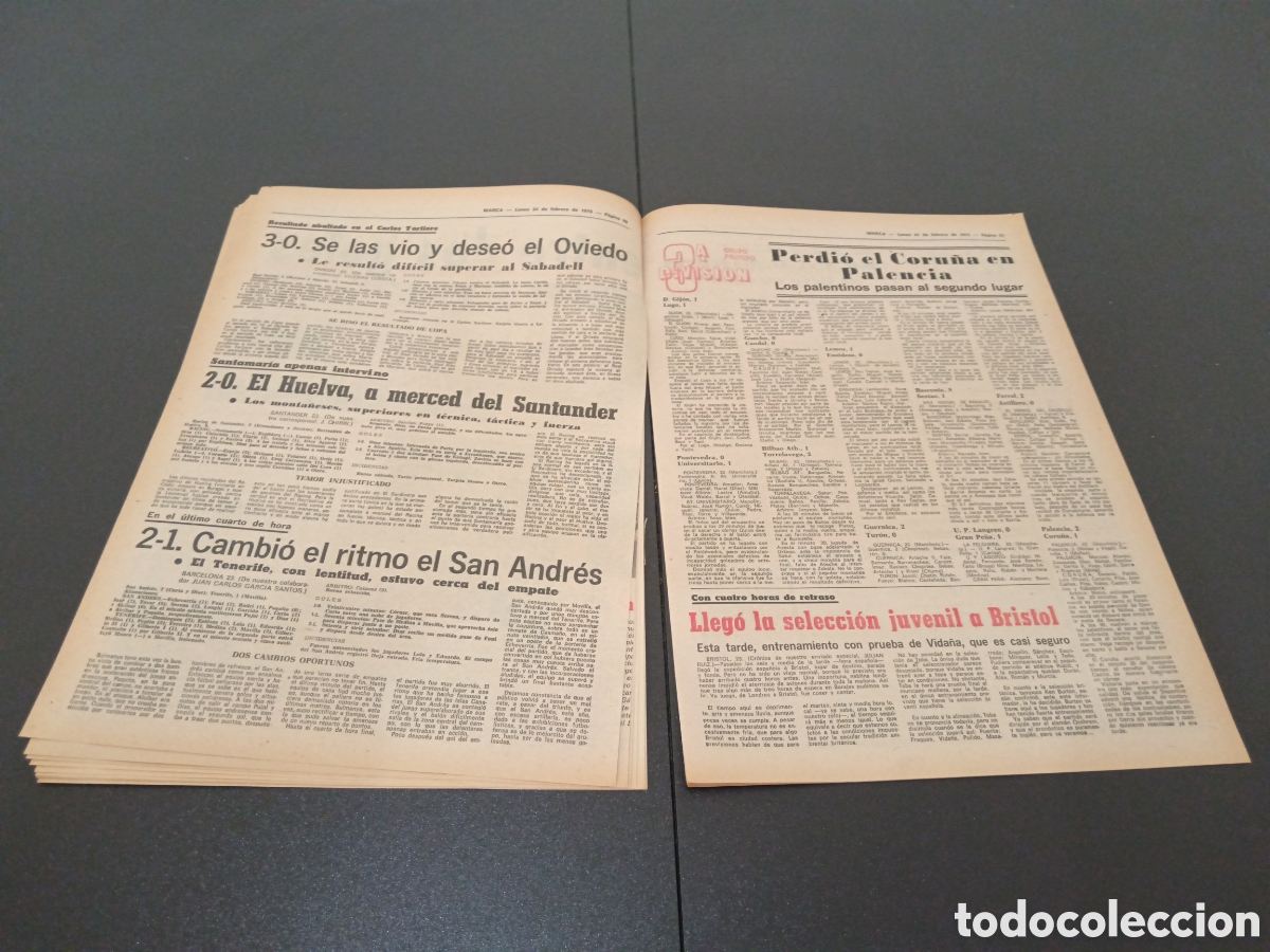Coleccionismo deportivo: MARCA 24/02/1975 - Foto 10