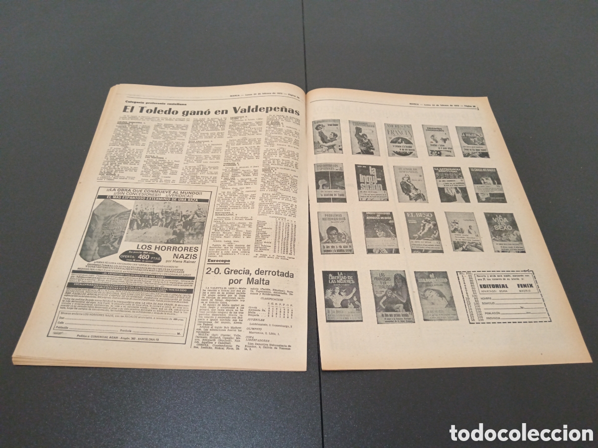 Coleccionismo deportivo: MARCA 24/02/1975 - Foto 13
