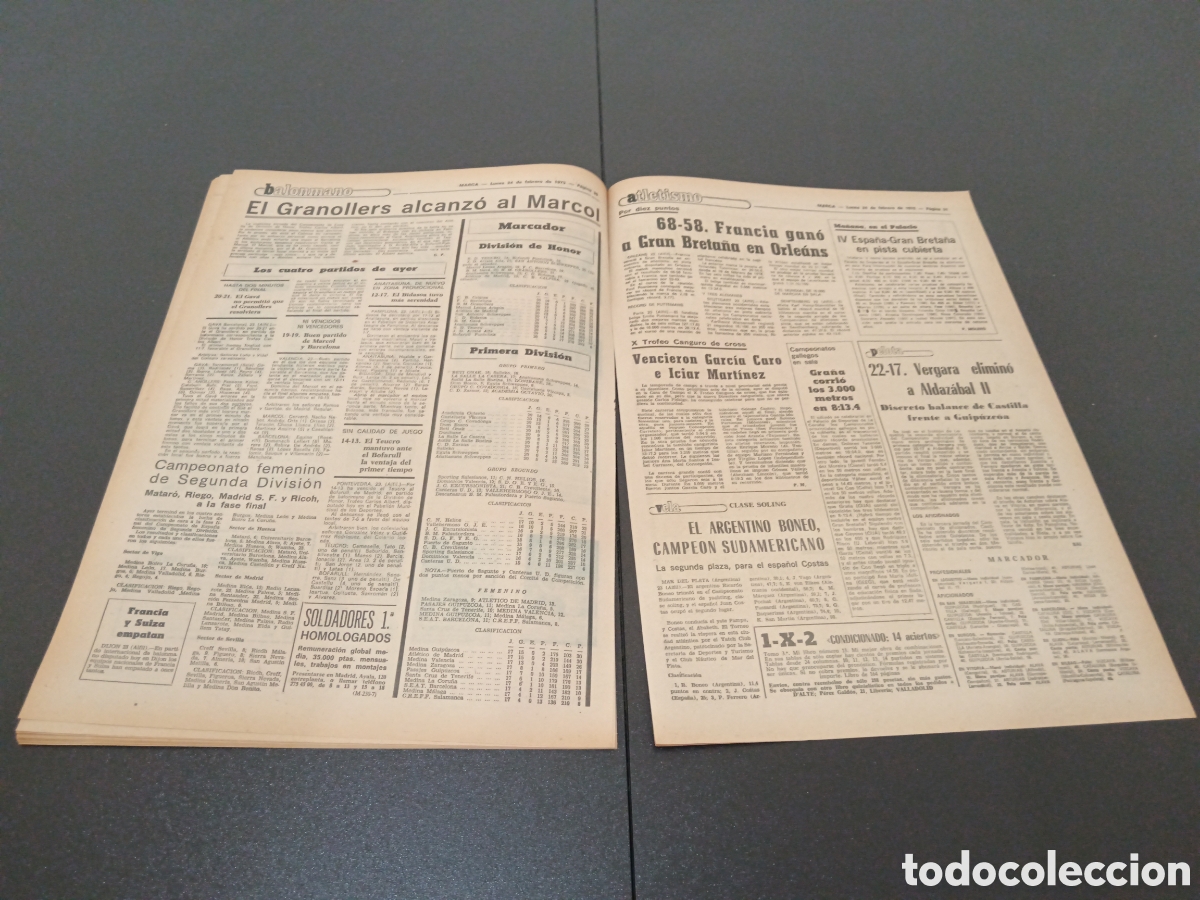 Coleccionismo deportivo: MARCA 24/02/1975 - Foto 14