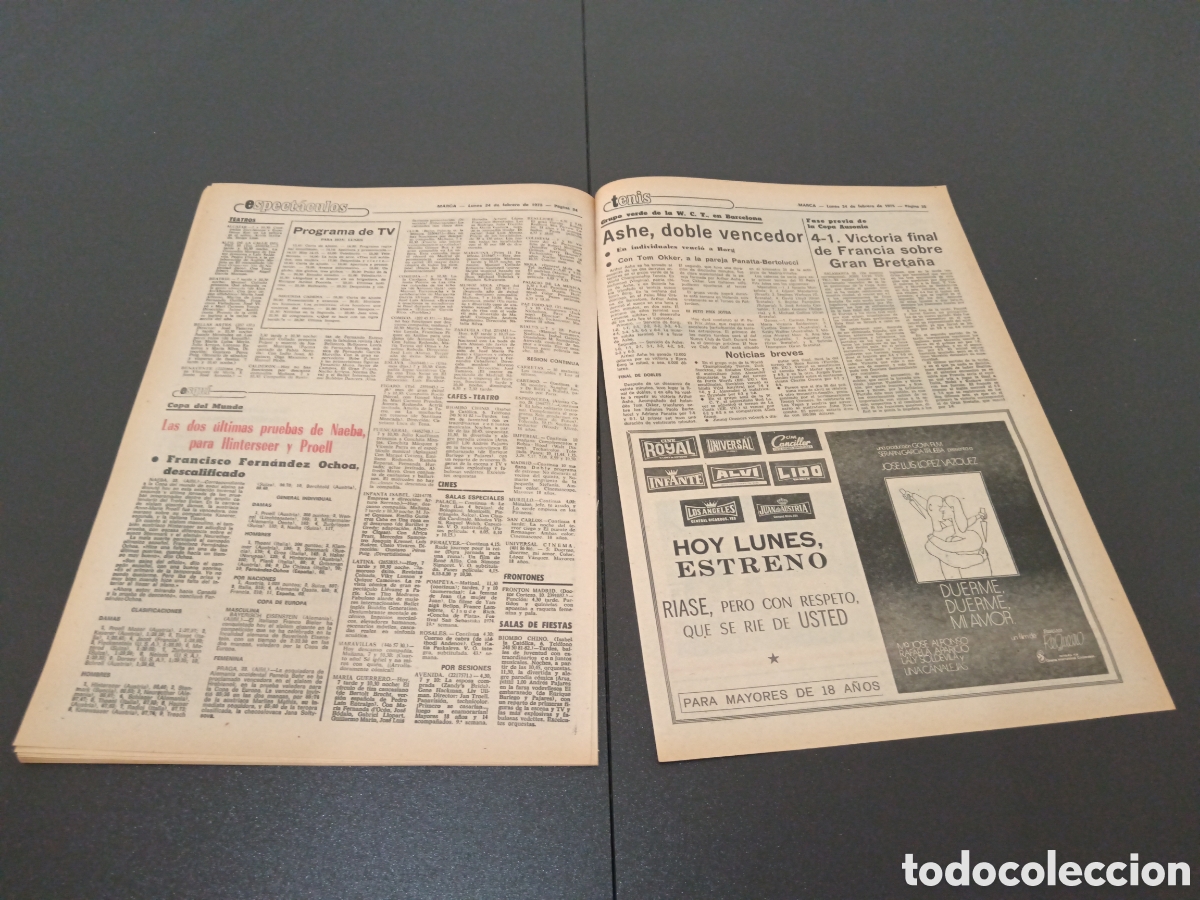 Coleccionismo deportivo: MARCA 24/02/1975 - Foto 16