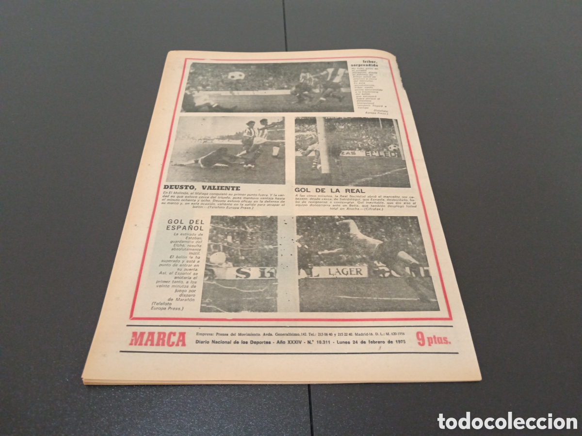 Coleccionismo deportivo: MARCA 24/02/1975 - Foto 17