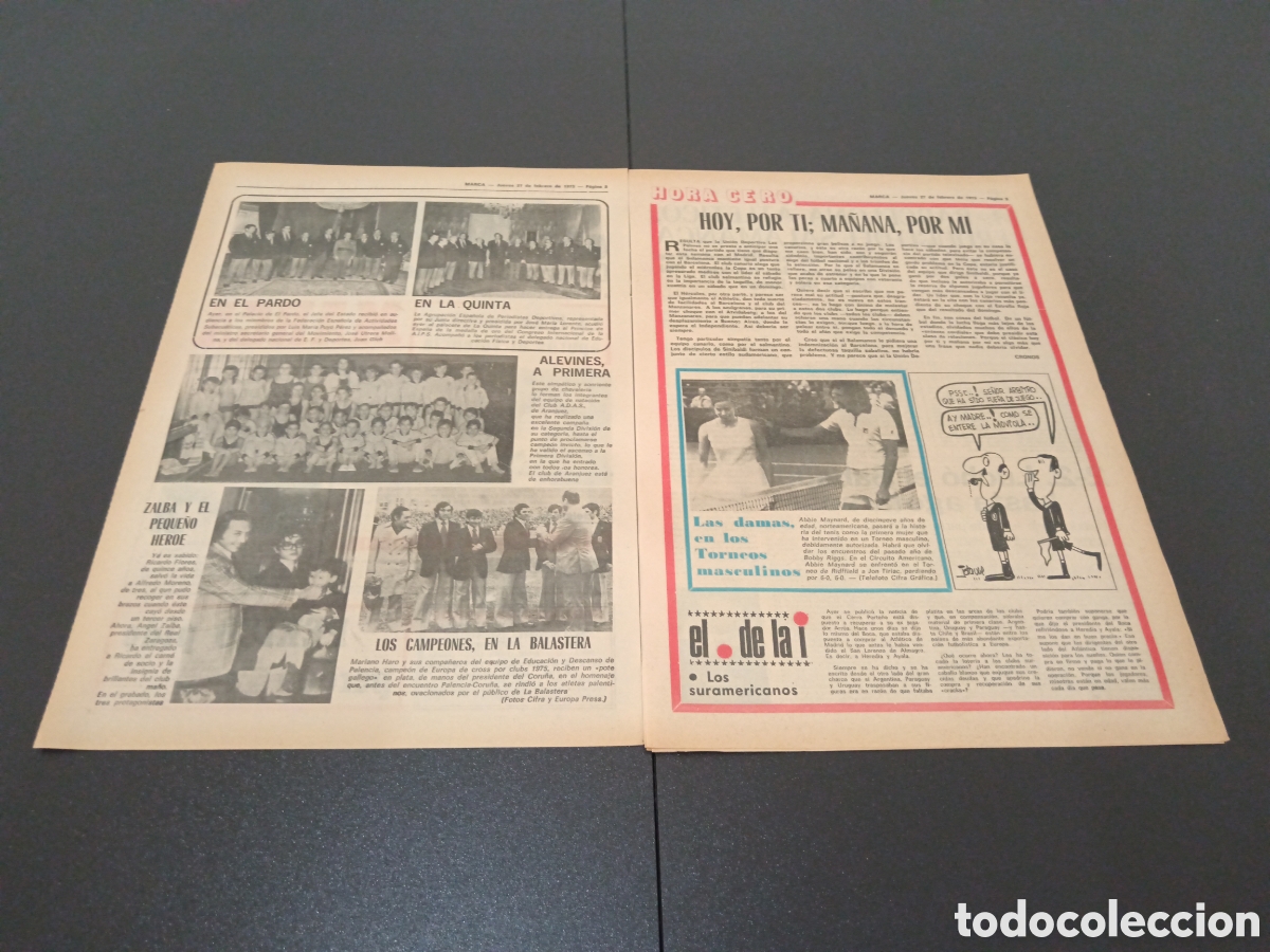 Coleccionismo deportivo: MARCA 27/02/1975 - Foto 2
