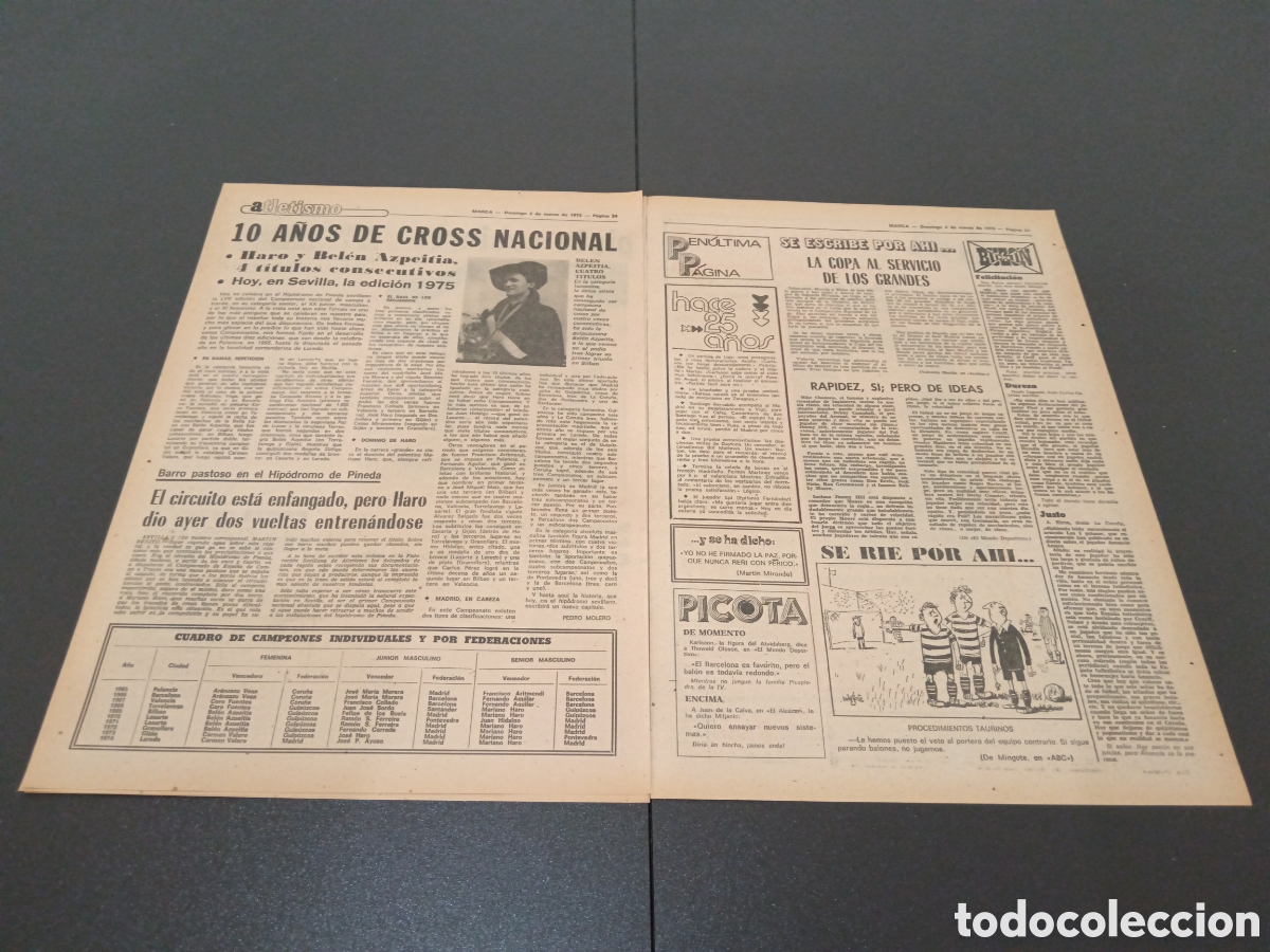 Coleccionismo deportivo: MARCA 02/03/1975 - Foto 4