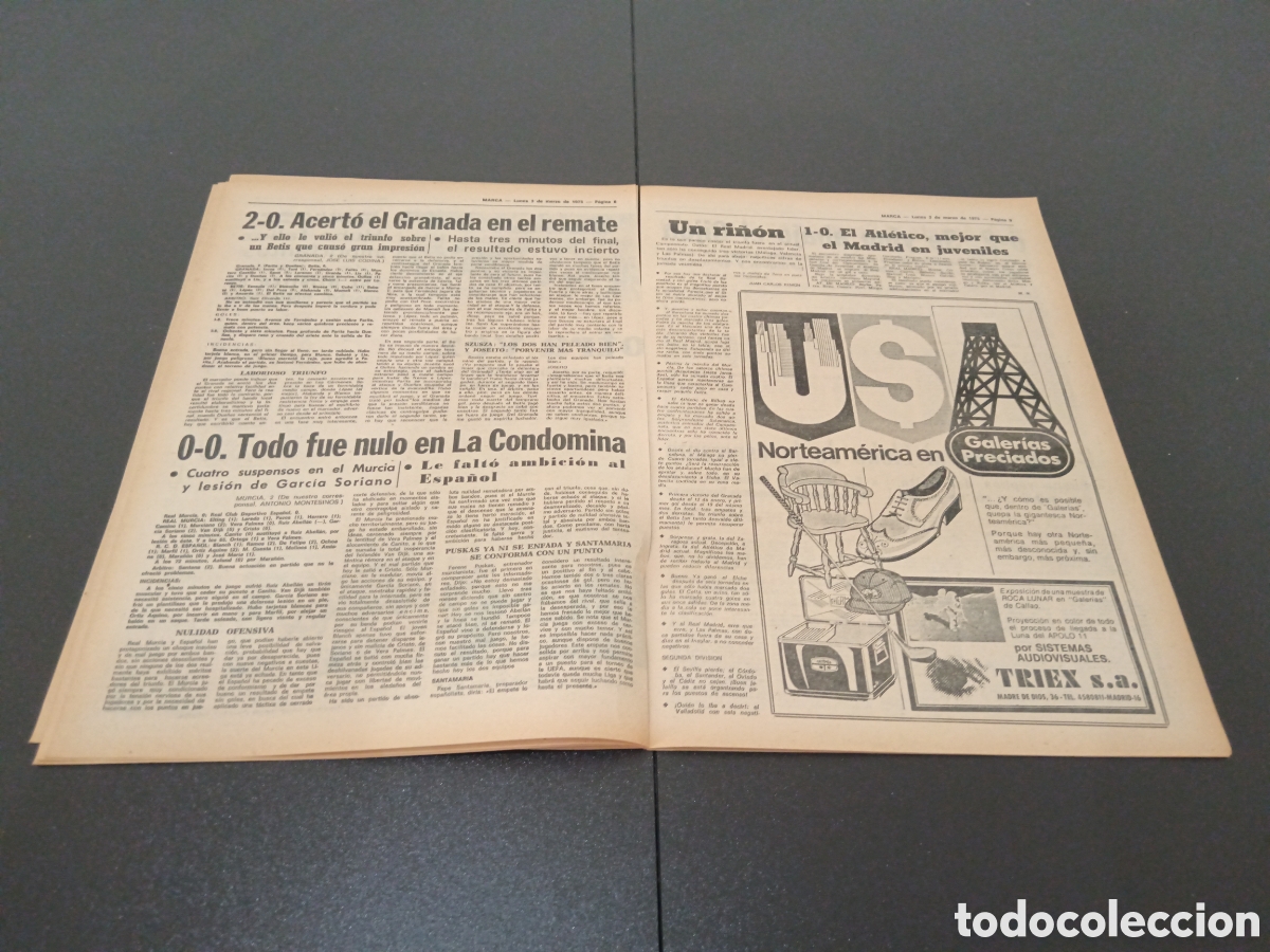 Coleccionismo deportivo: MARCA 03/03/1975 - Foto 5