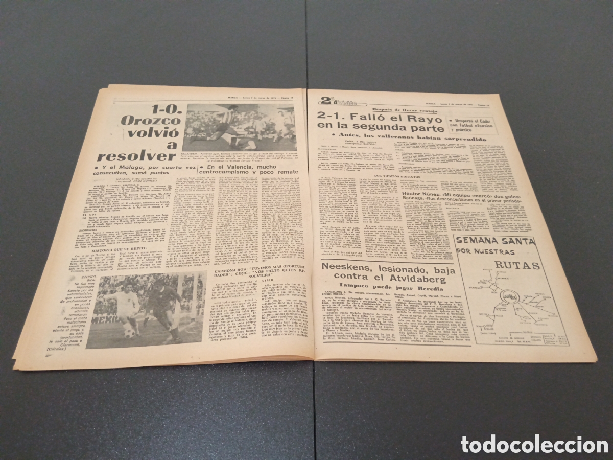 Coleccionismo deportivo: MARCA 03/03/1975 - Foto 7