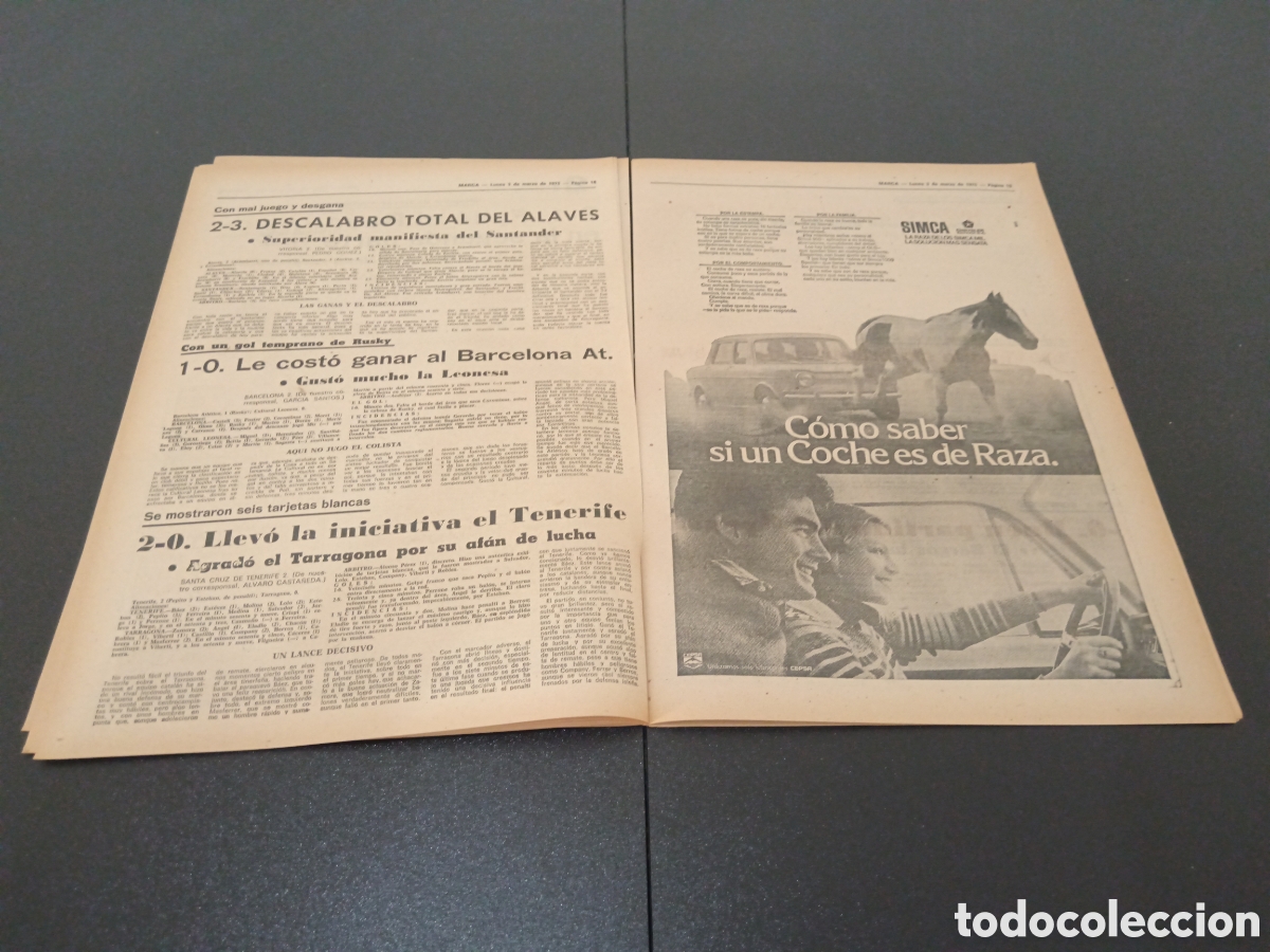 Coleccionismo deportivo: MARCA 03/03/1975 - Foto 8