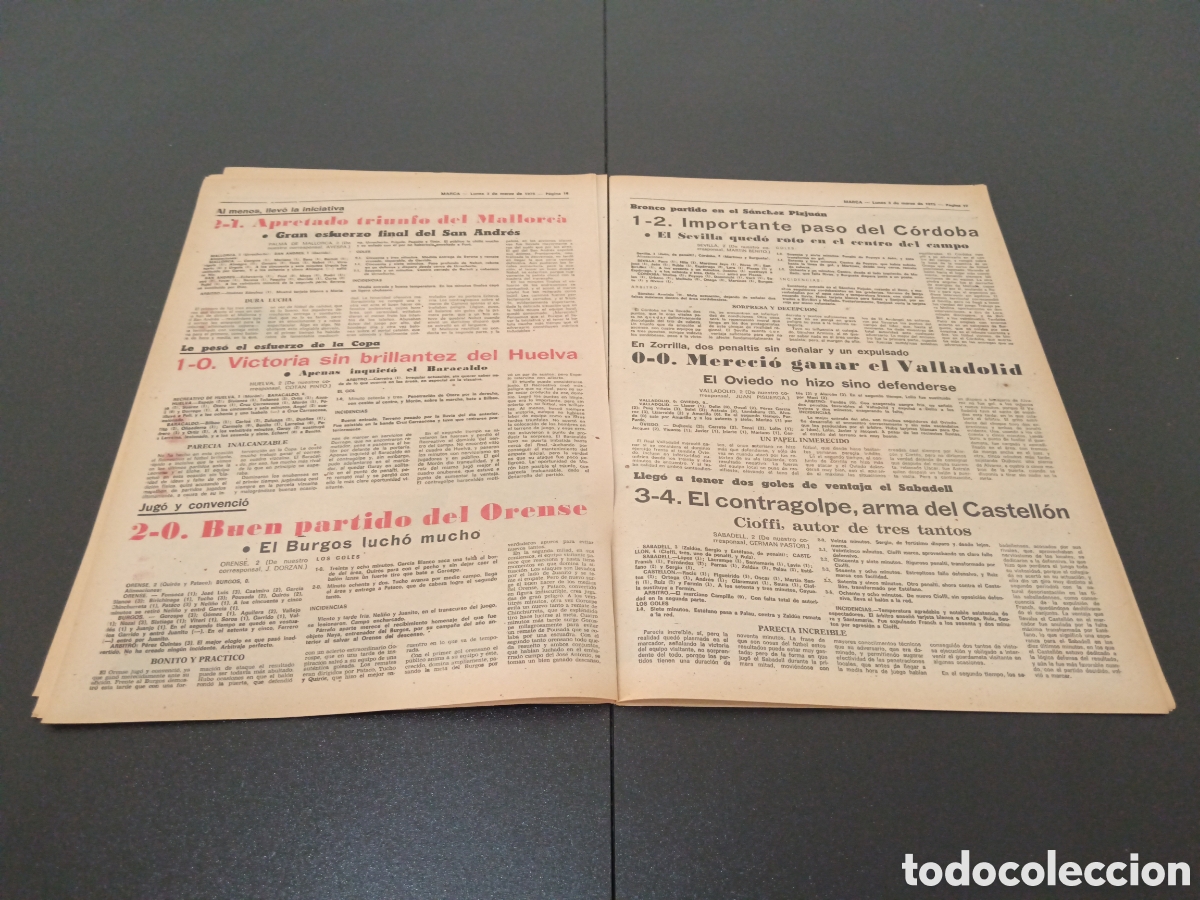 Coleccionismo deportivo: MARCA 03/03/1975 - Foto 9