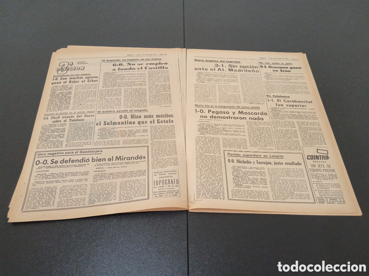 Coleccionismo deportivo: MARCA 03/03/1975 - Foto 12