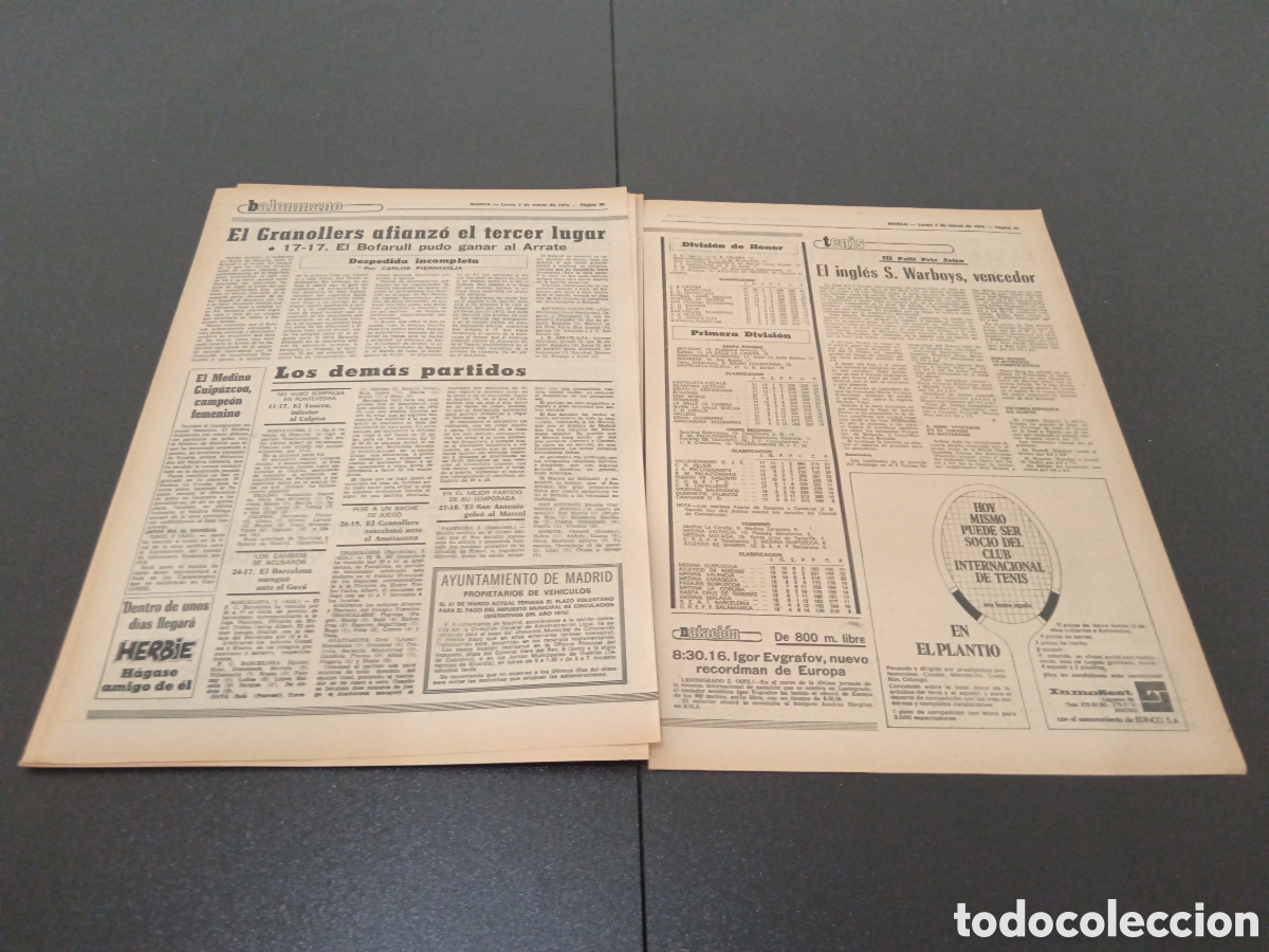 Coleccionismo deportivo: MARCA 03/03/1975 - Foto 15