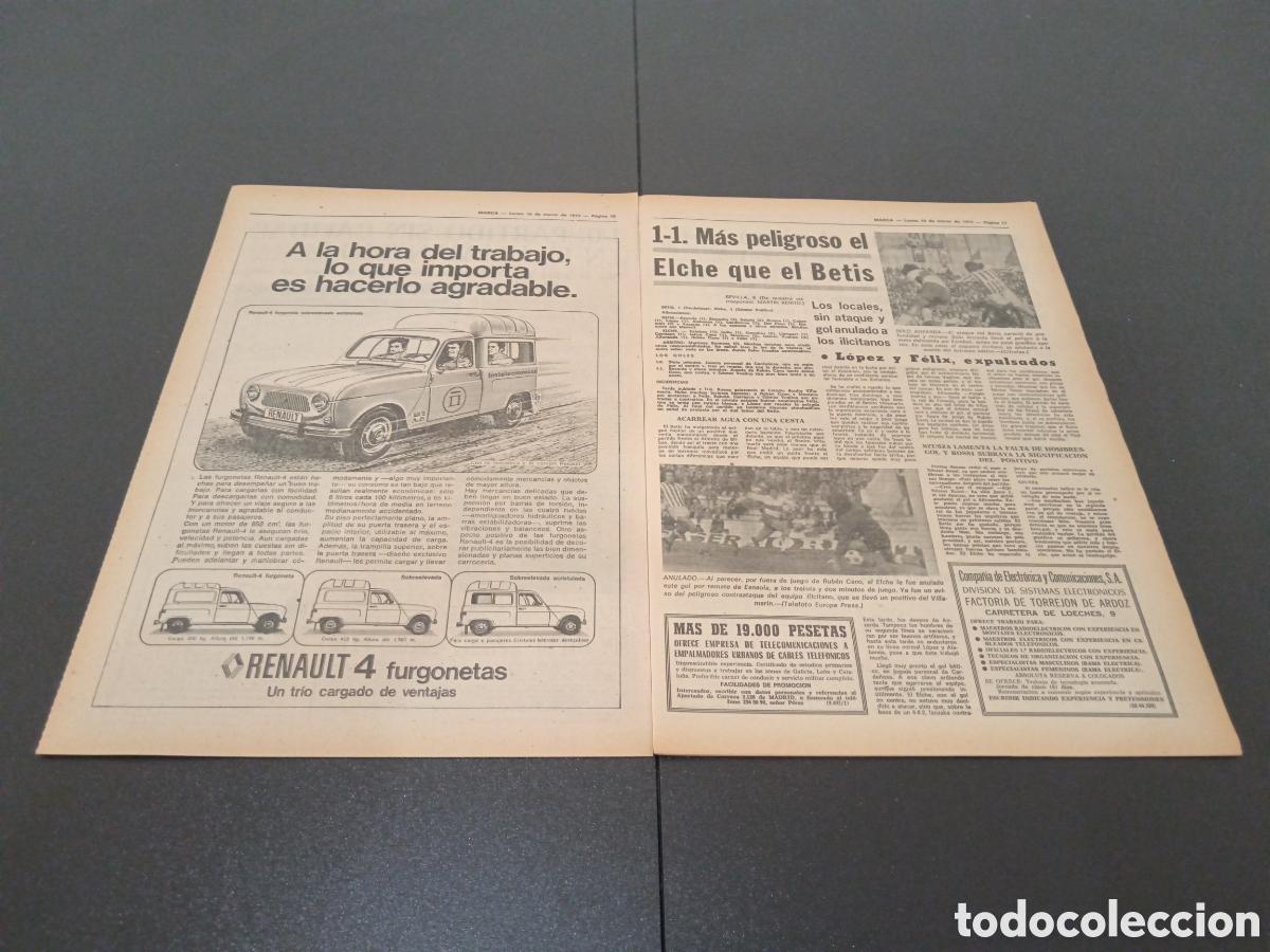 Coleccionismo deportivo: MARCA 10/03/1975 - Foto 6
