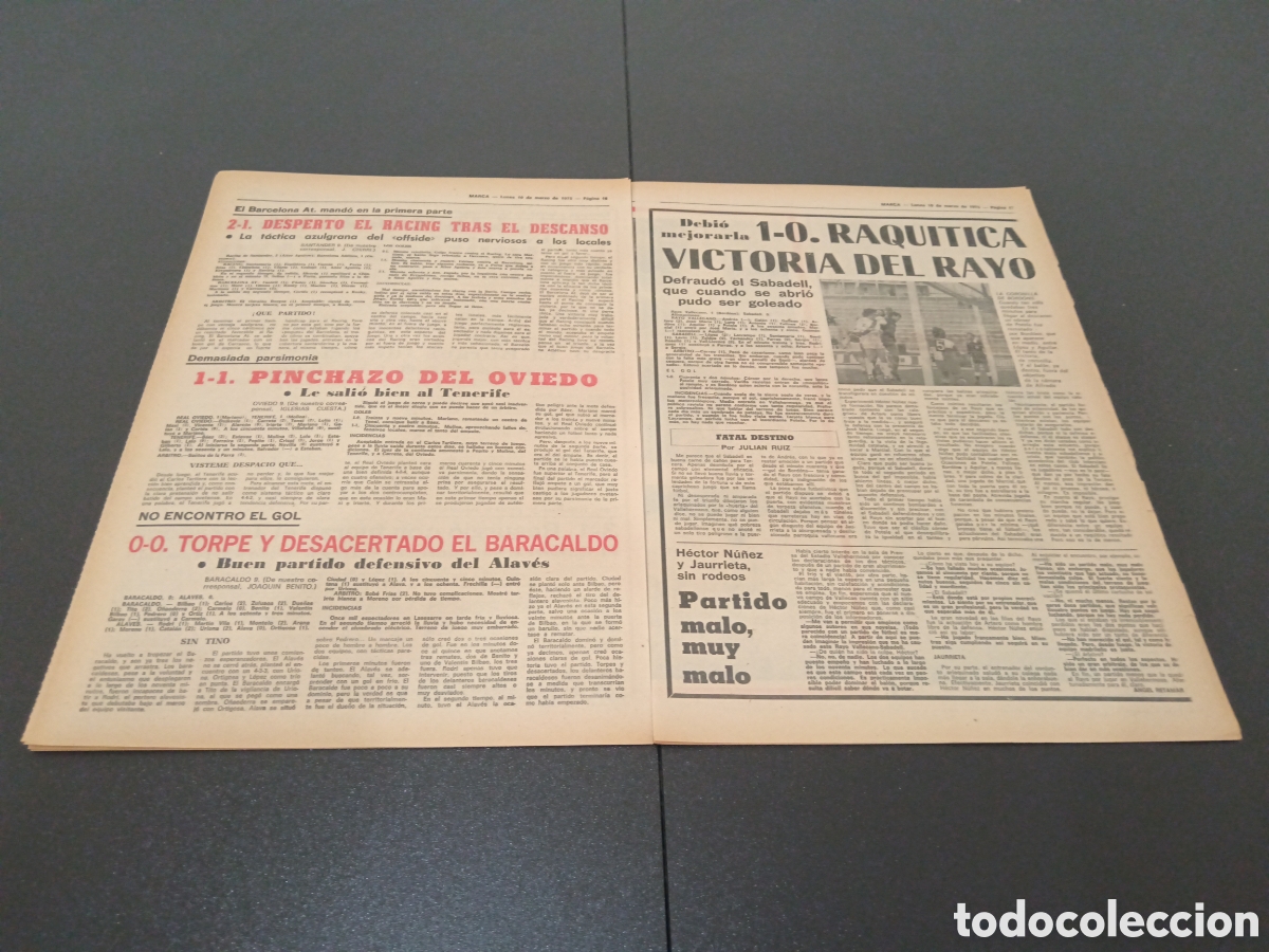 Coleccionismo deportivo: MARCA 10/03/1975 - Foto 9