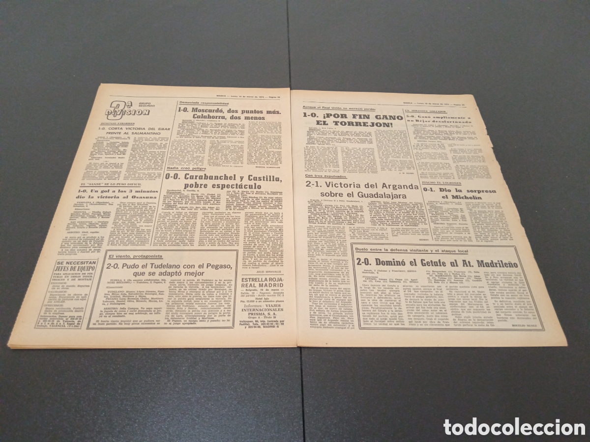 Coleccionismo deportivo: MARCA 10/03/1975 - Foto 12