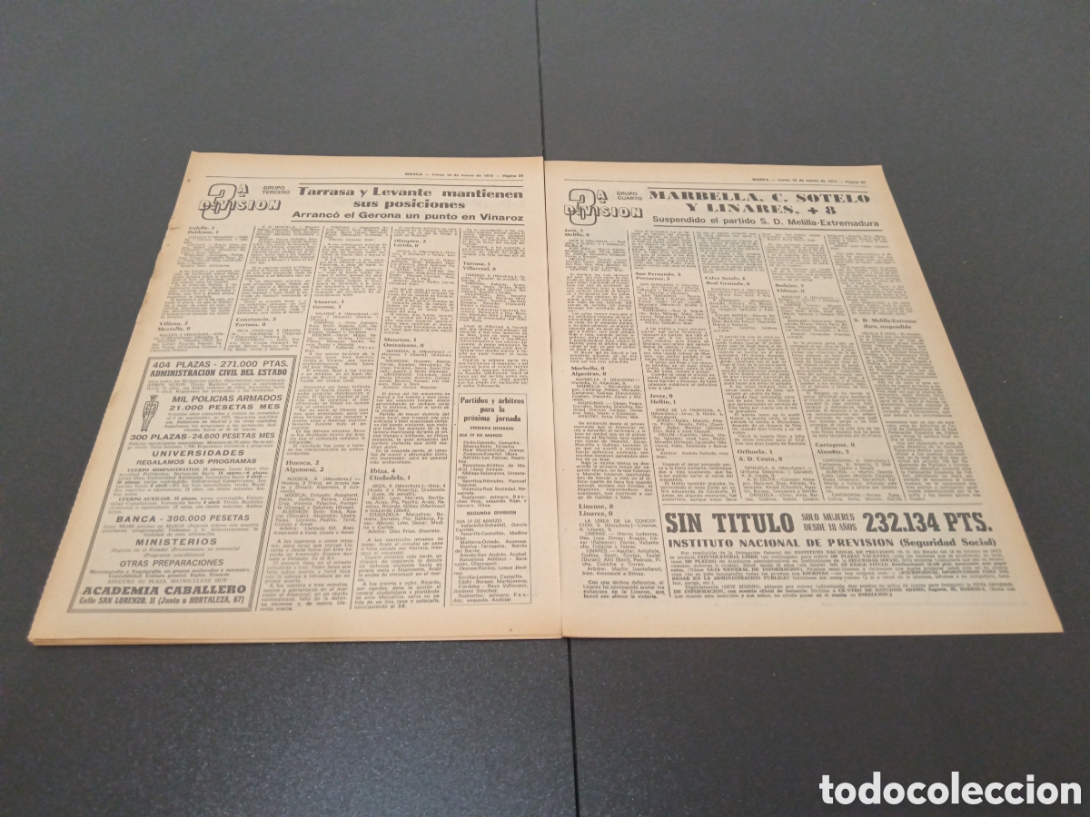 Coleccionismo deportivo: MARCA 10/03/1975 - Foto 13
