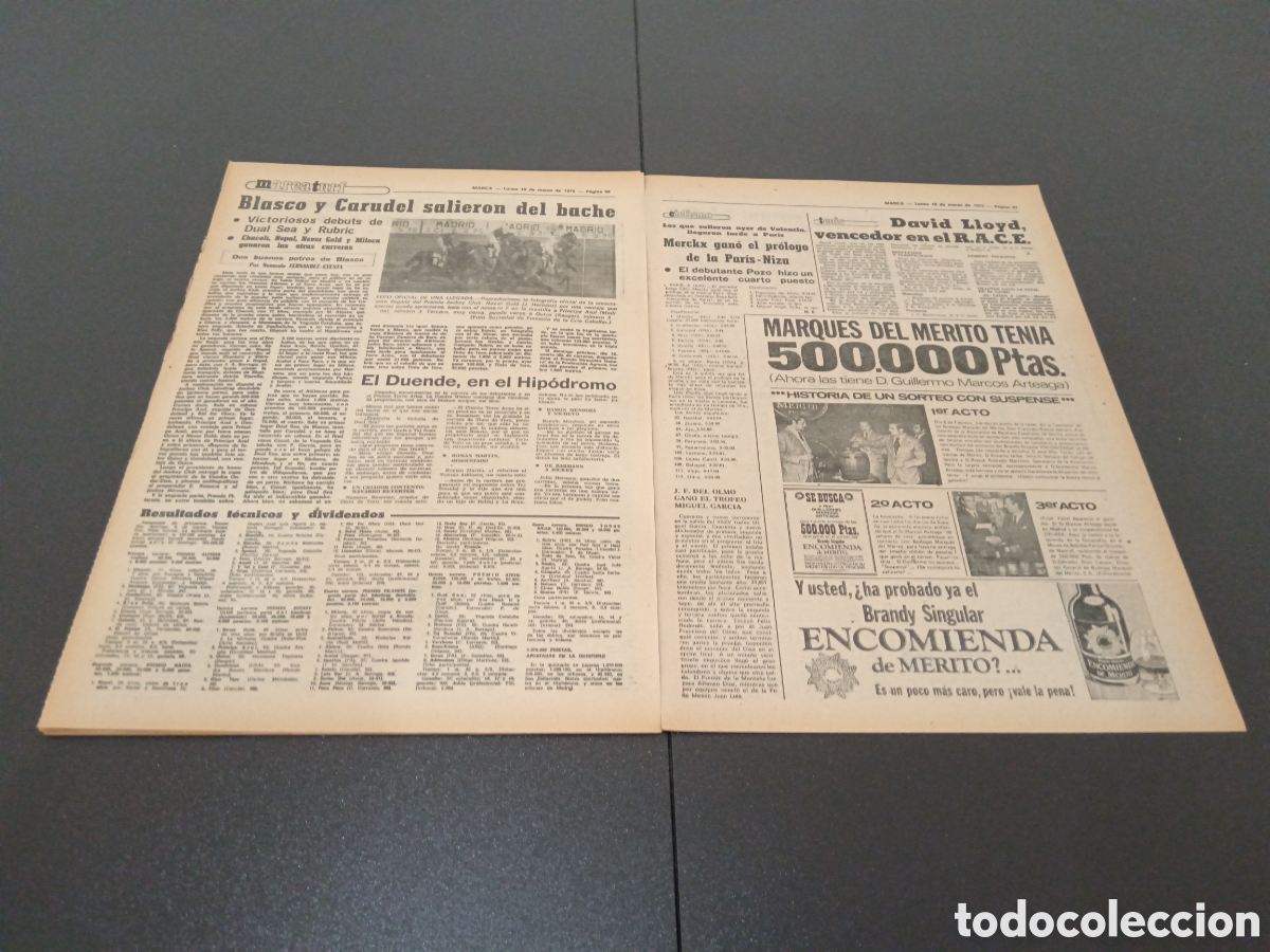 Coleccionismo deportivo: MARCA 10/03/1975 - Foto 14