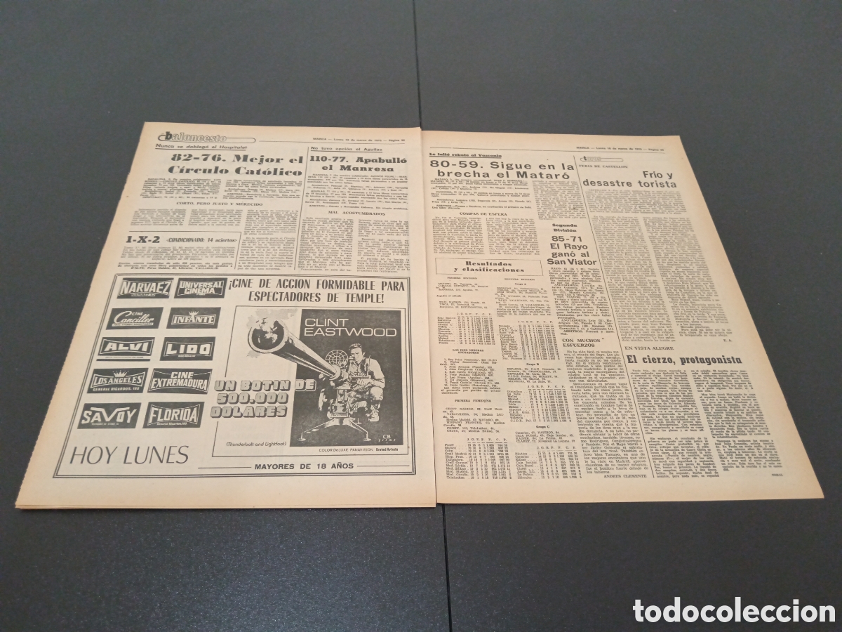 Coleccionismo deportivo: MARCA 10/03/1975 - Foto 17