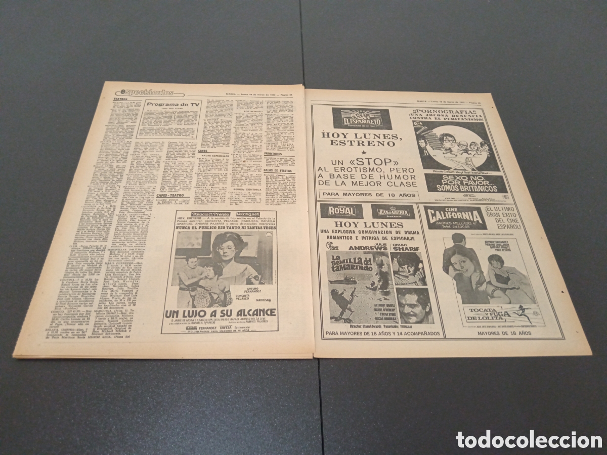 Coleccionismo deportivo: MARCA 10/03/1975 - Foto 18