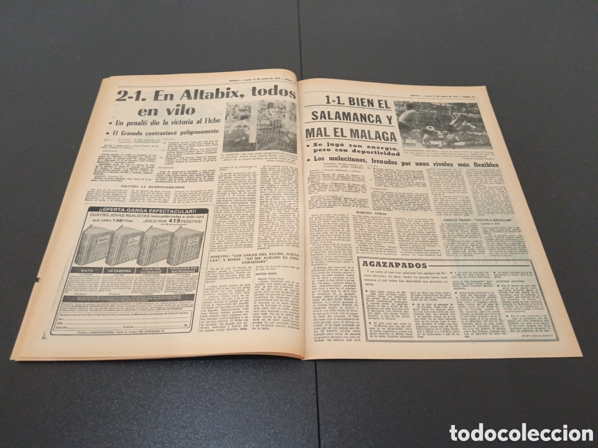 Coleccionismo deportivo: MARCA 17/03/1975 - Foto 7