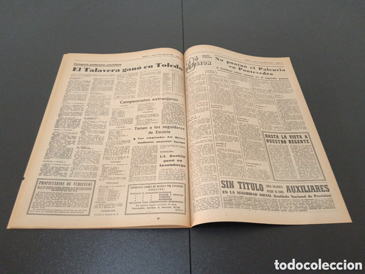 Coleccionismo deportivo: MARCA 17/03/1975 - Foto 11