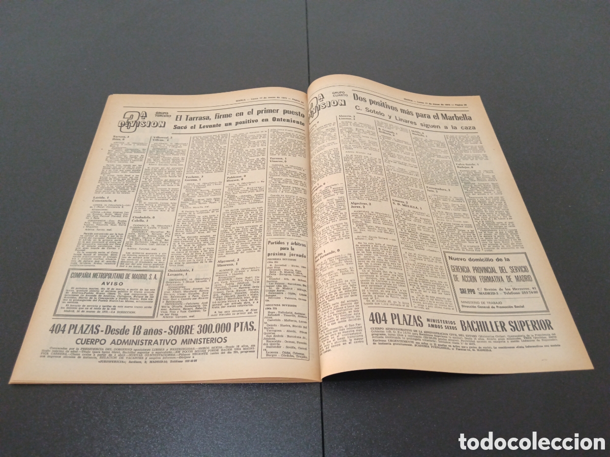Coleccionismo deportivo: MARCA 17/03/1975 - Foto 13