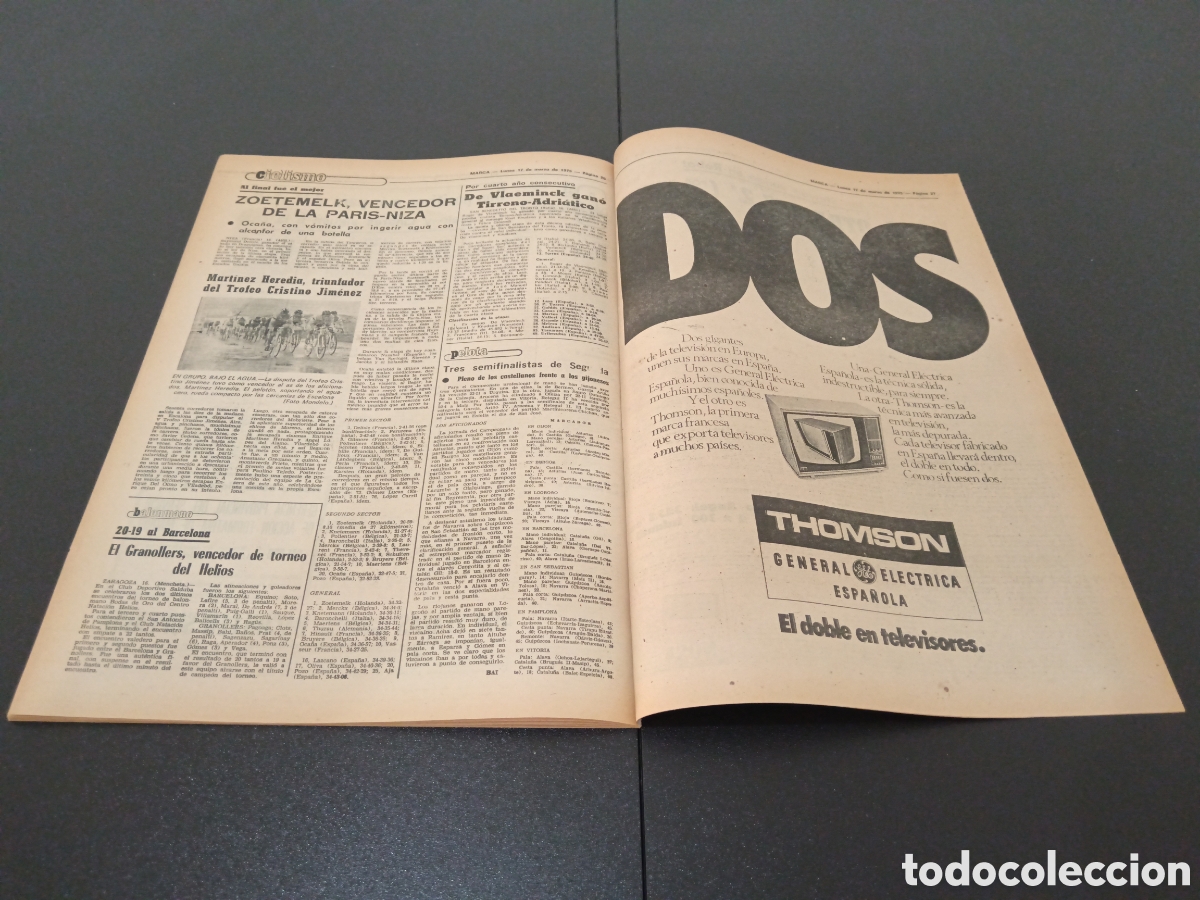 Coleccionismo deportivo: MARCA 17/03/1975 - Foto 14