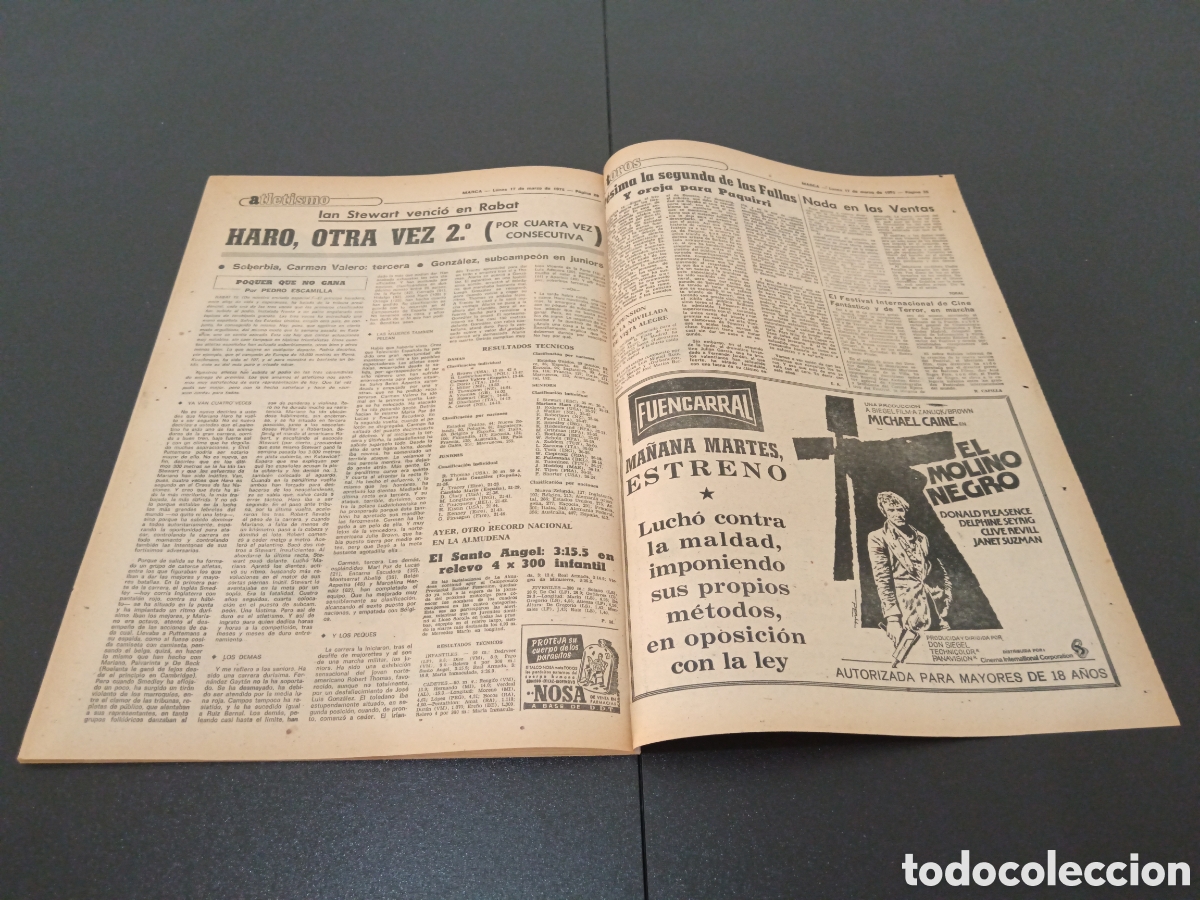 Coleccionismo deportivo: MARCA 17/03/1975 - Foto 15