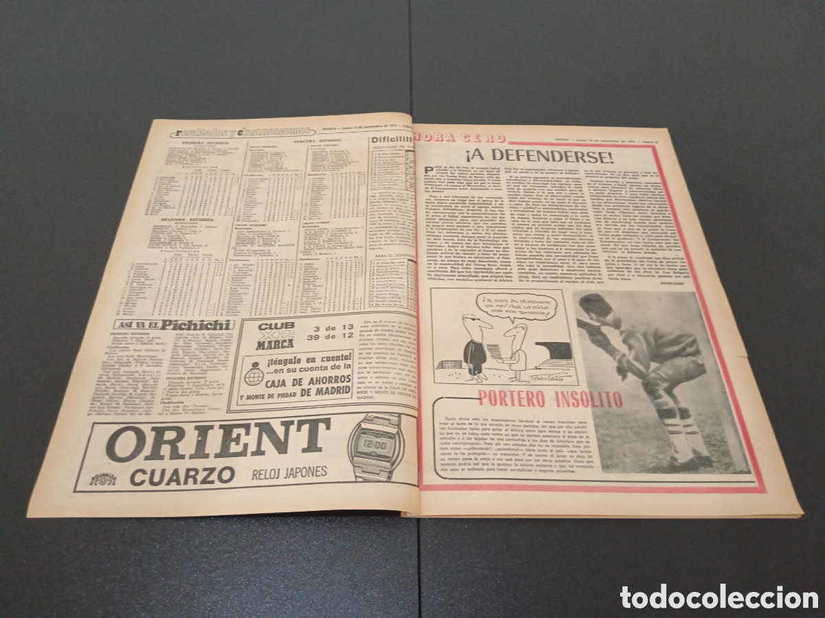 Coleccionismo deportivo: MARCA 15/09/1975 - Foto 2