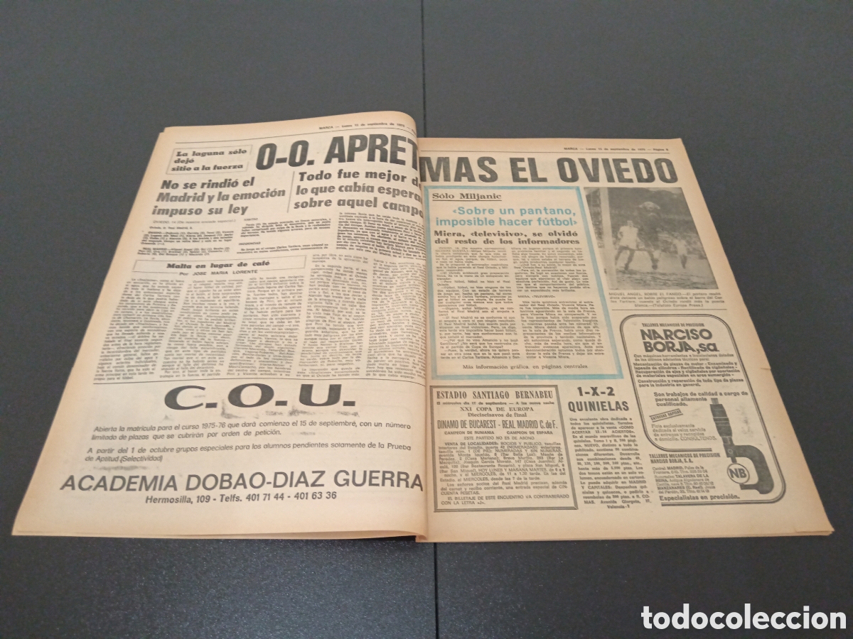 Coleccionismo deportivo: MARCA 15/09/1975 - Foto 3