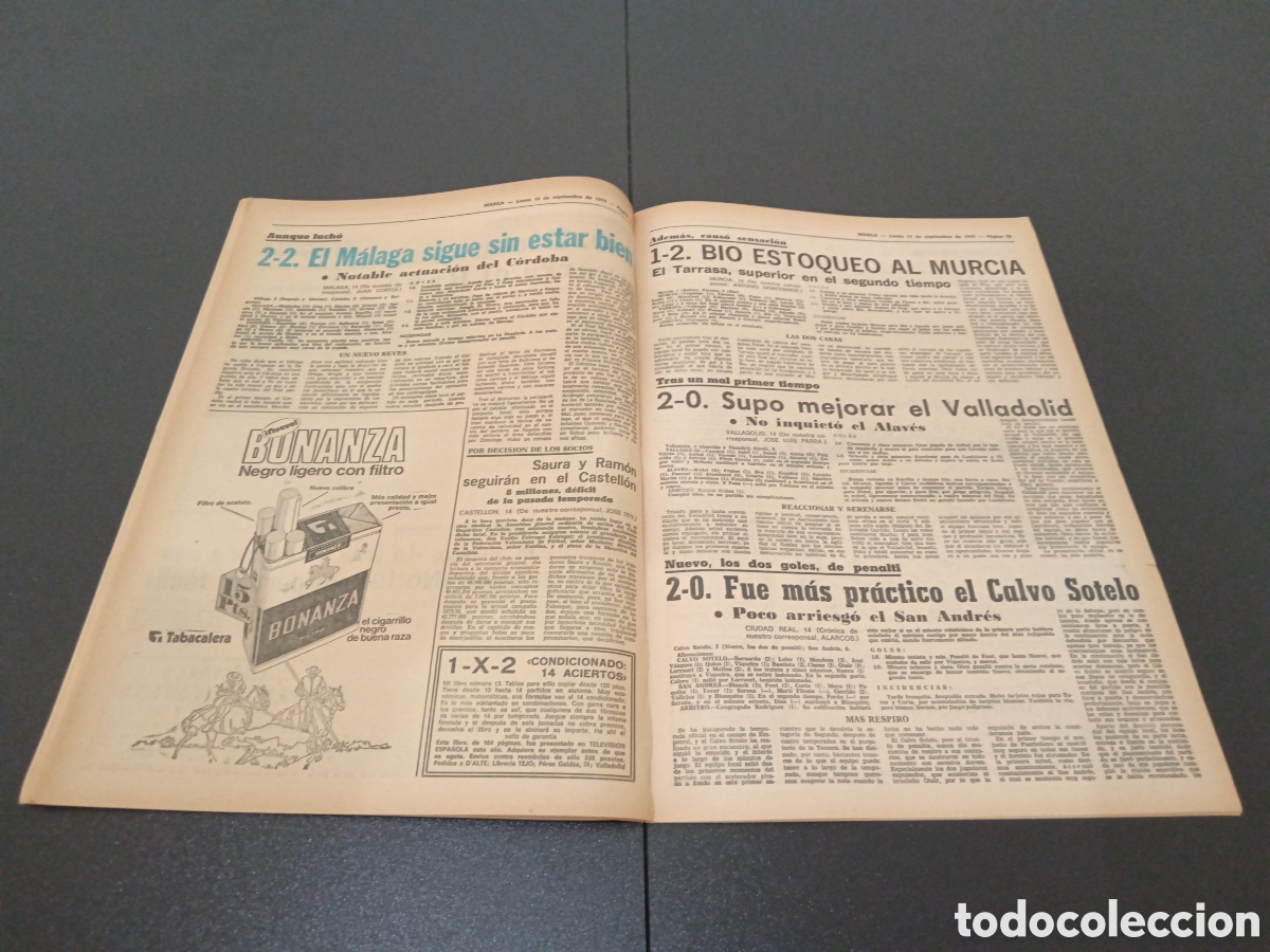 Coleccionismo deportivo: MARCA 15/09/1975 - Foto 8