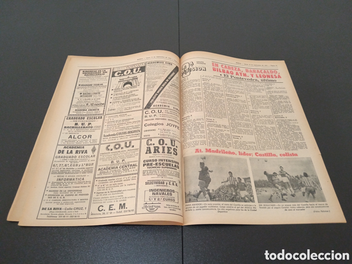 Coleccionismo deportivo: MARCA 15/09/1975 - Foto 11