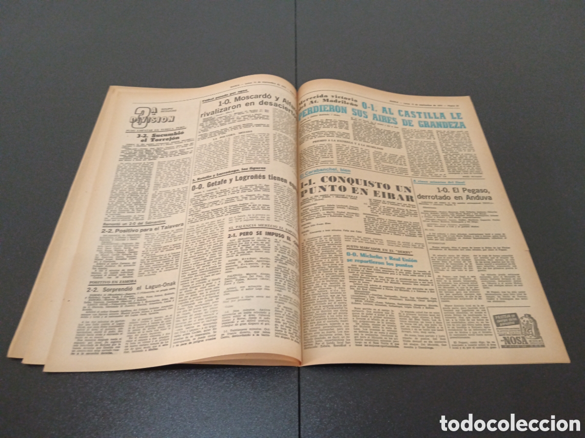 Coleccionismo deportivo: MARCA 15/09/1975 - Foto 12
