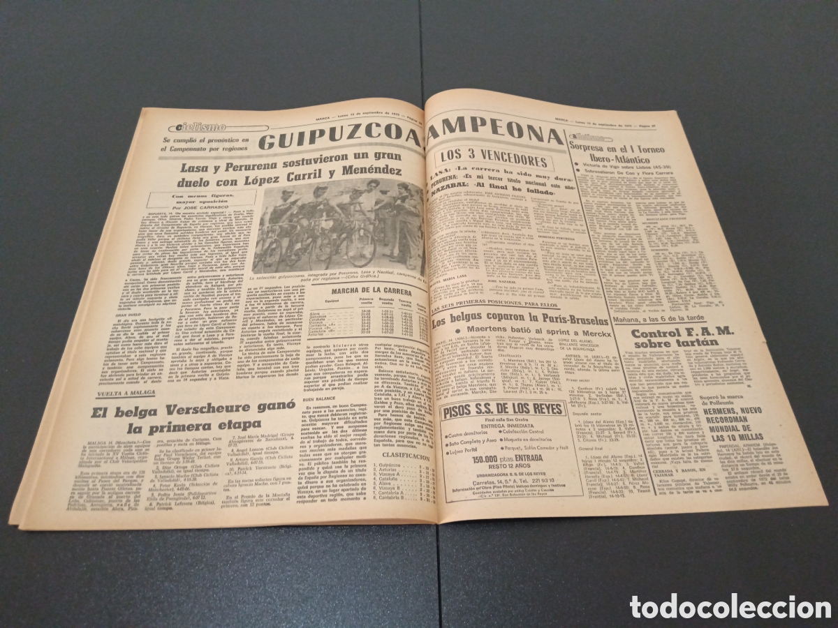 Coleccionismo deportivo: MARCA 15/09/1975 - Foto 14