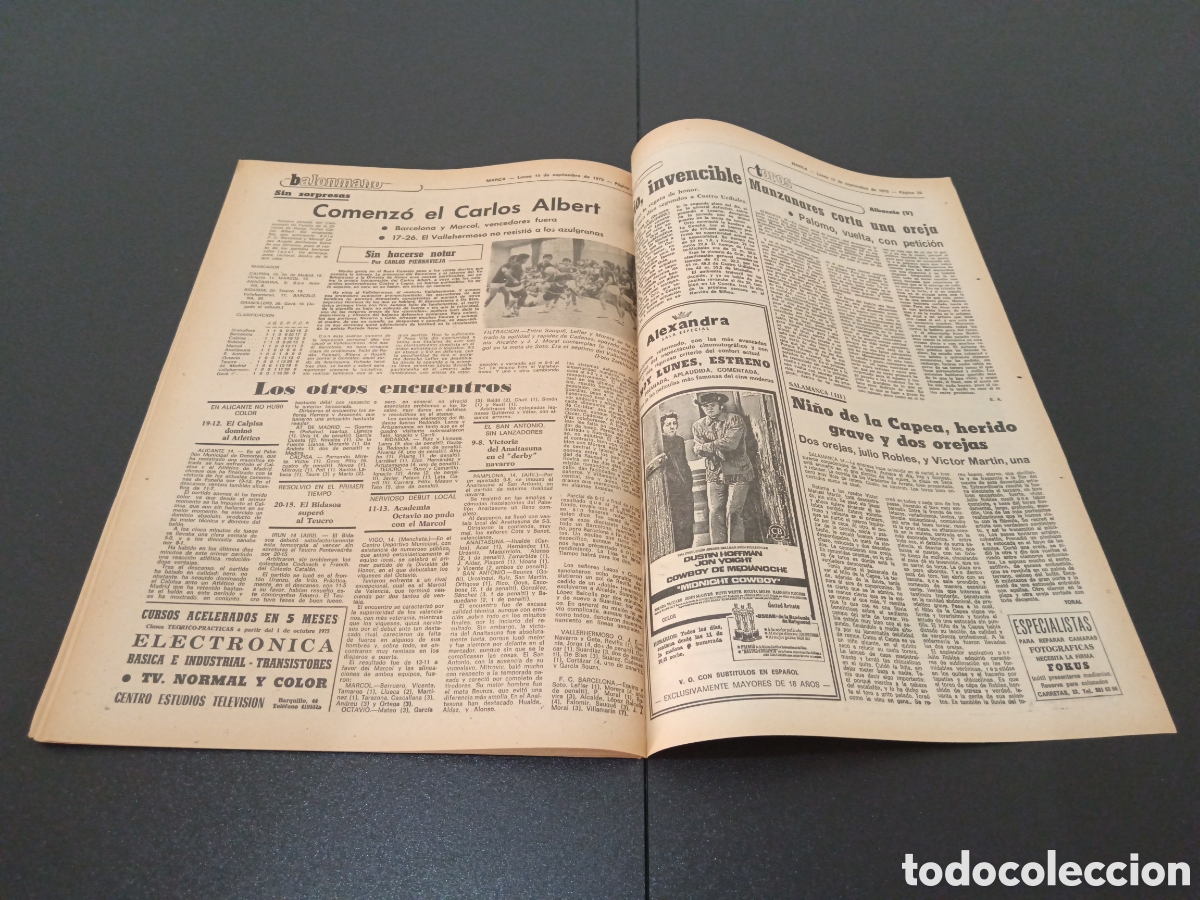 Coleccionismo deportivo: MARCA 15/09/1975 - Foto 16