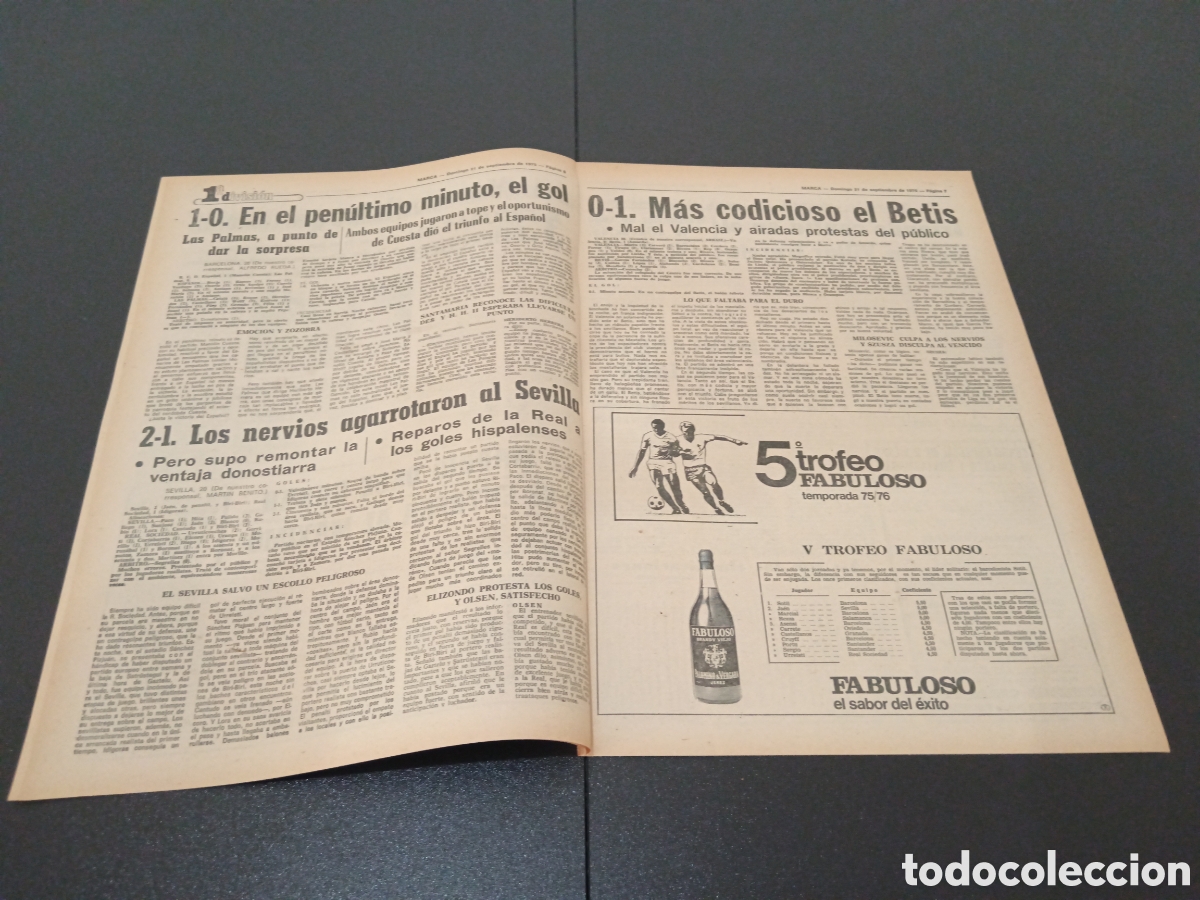 Coleccionismo deportivo: MARCA 21/09/1975 - Foto 3