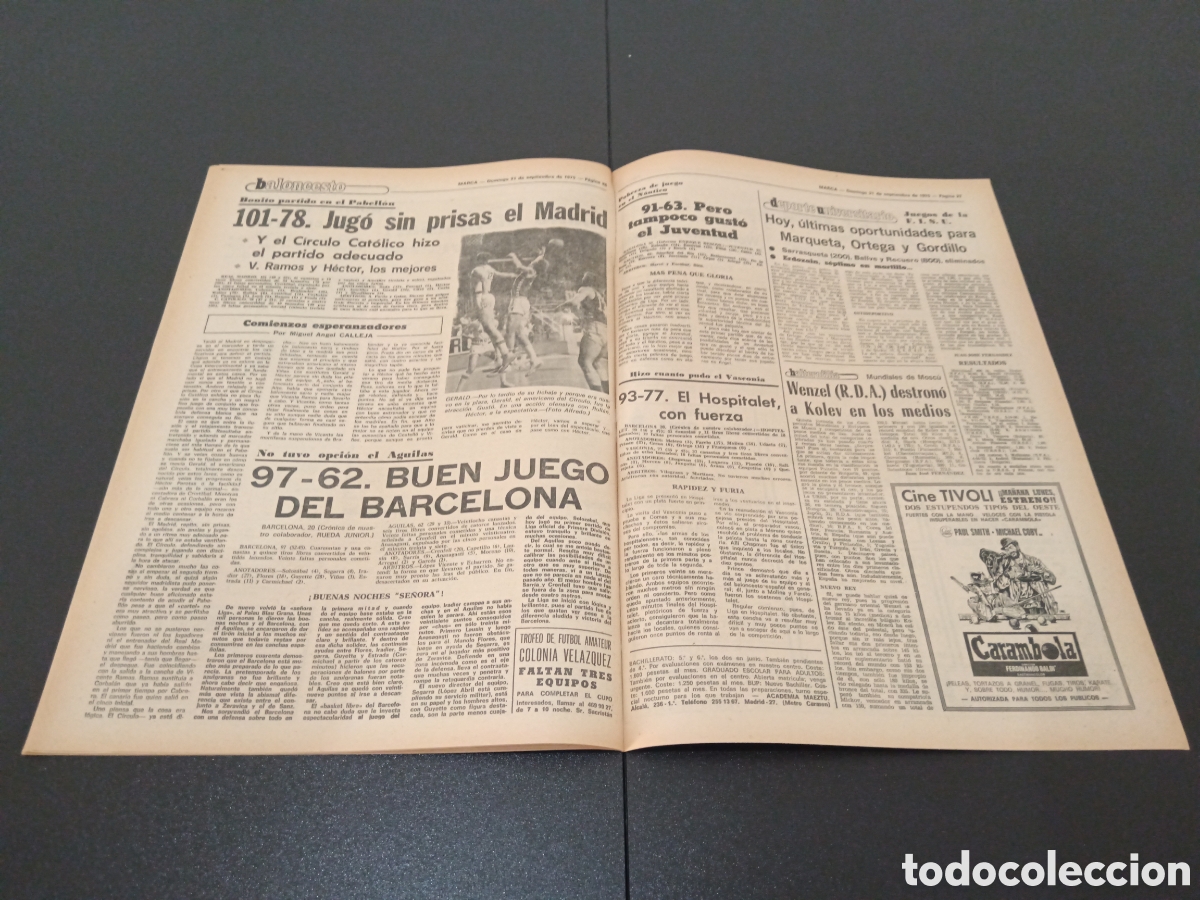 Coleccionismo deportivo: MARCA 21/09/1975 - Foto 7