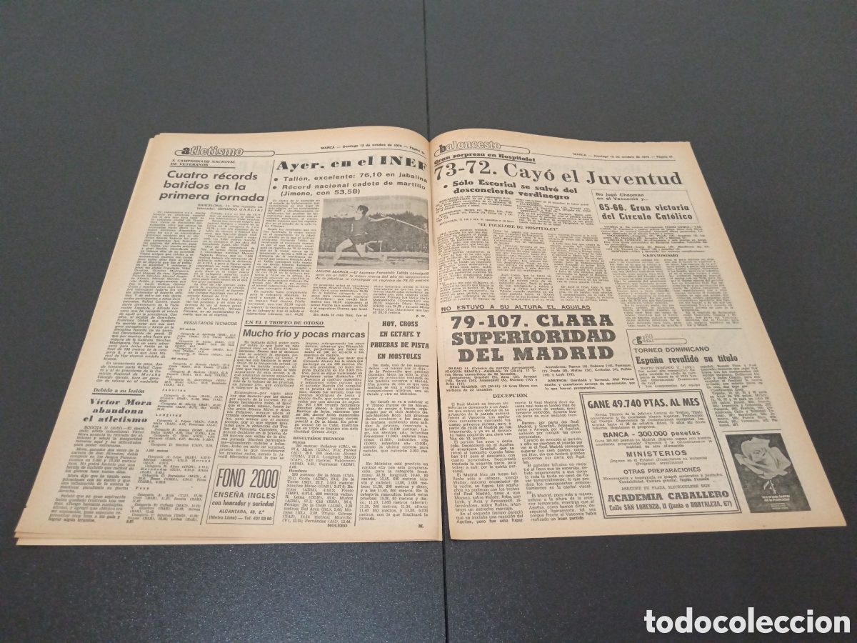 Coleccionismo deportivo: MARCA 12 /10/1975 - Foto 5