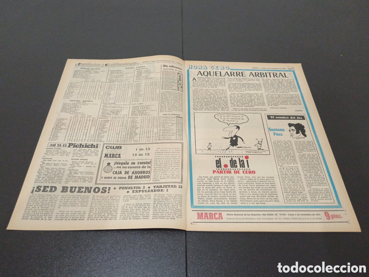 Coleccionismo deportivo: MARCA 03/11/1975 - Foto 2