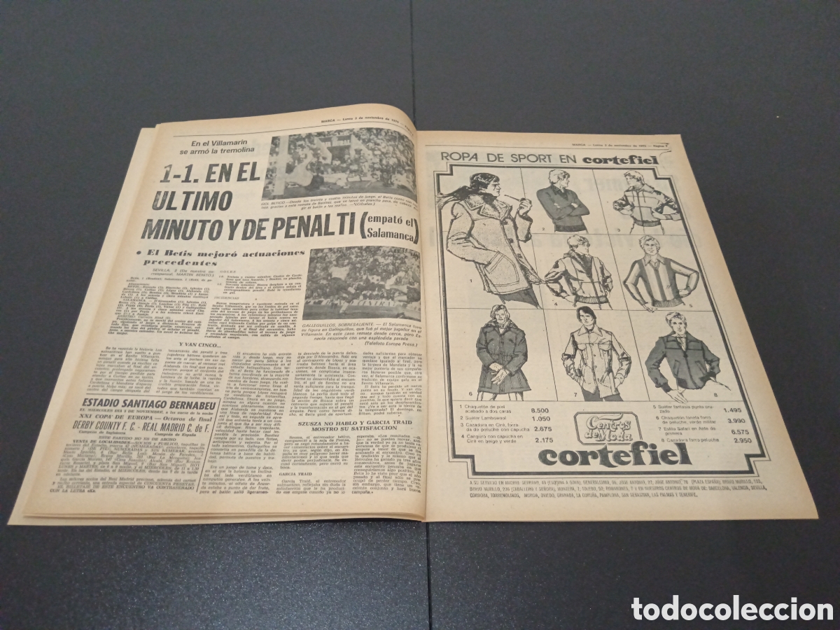 Coleccionismo deportivo: MARCA 03/11/1975 - Foto 4